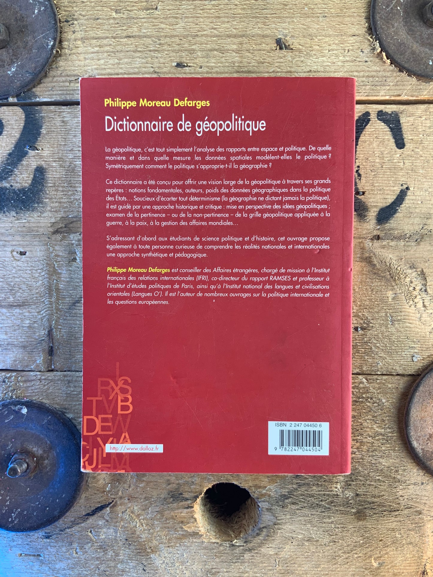 Dictionnaire de géopolitique - Philippe Moreau Defarges