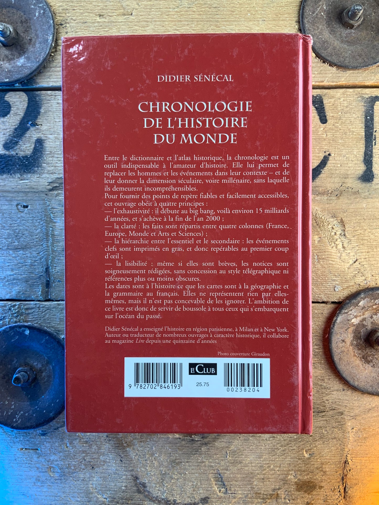 Chronologie de l’histoire du monde - Didier Sénécal