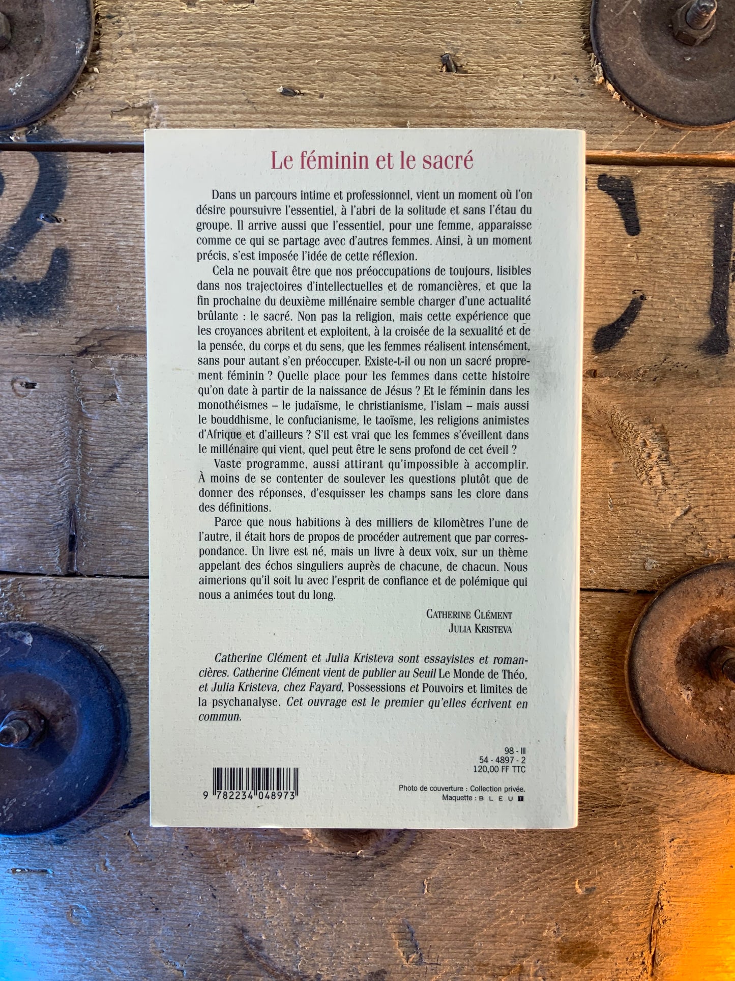 Le féminin et le sacré - Catherine Clément et Julia Kristieva