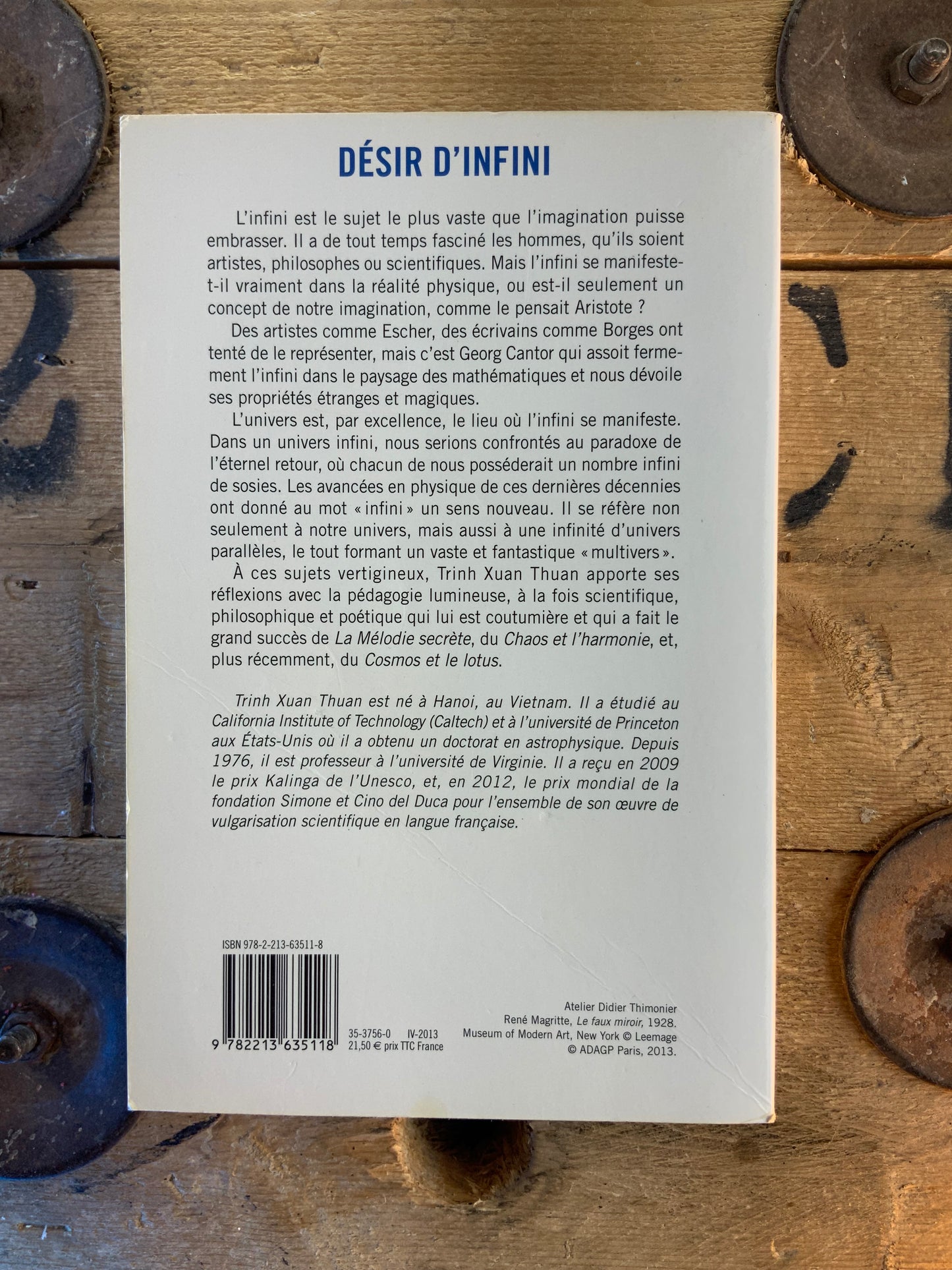 Désir d’infini : des chiffres, des univers et des hommes - Trinh Xuan Thuan