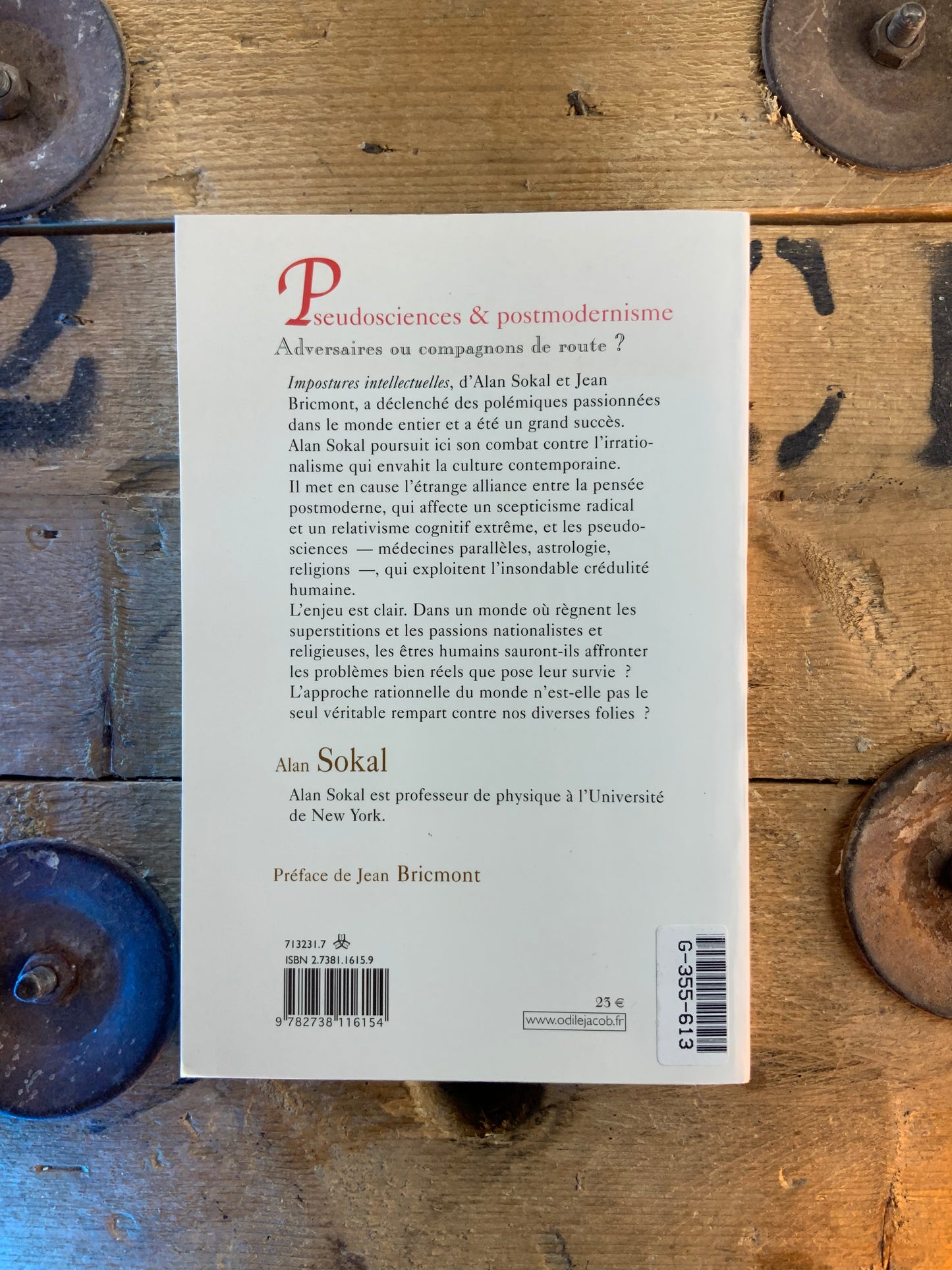 Pseudosciences et postmodernisme : adversaires ou compagnons de route - Alan Sokal