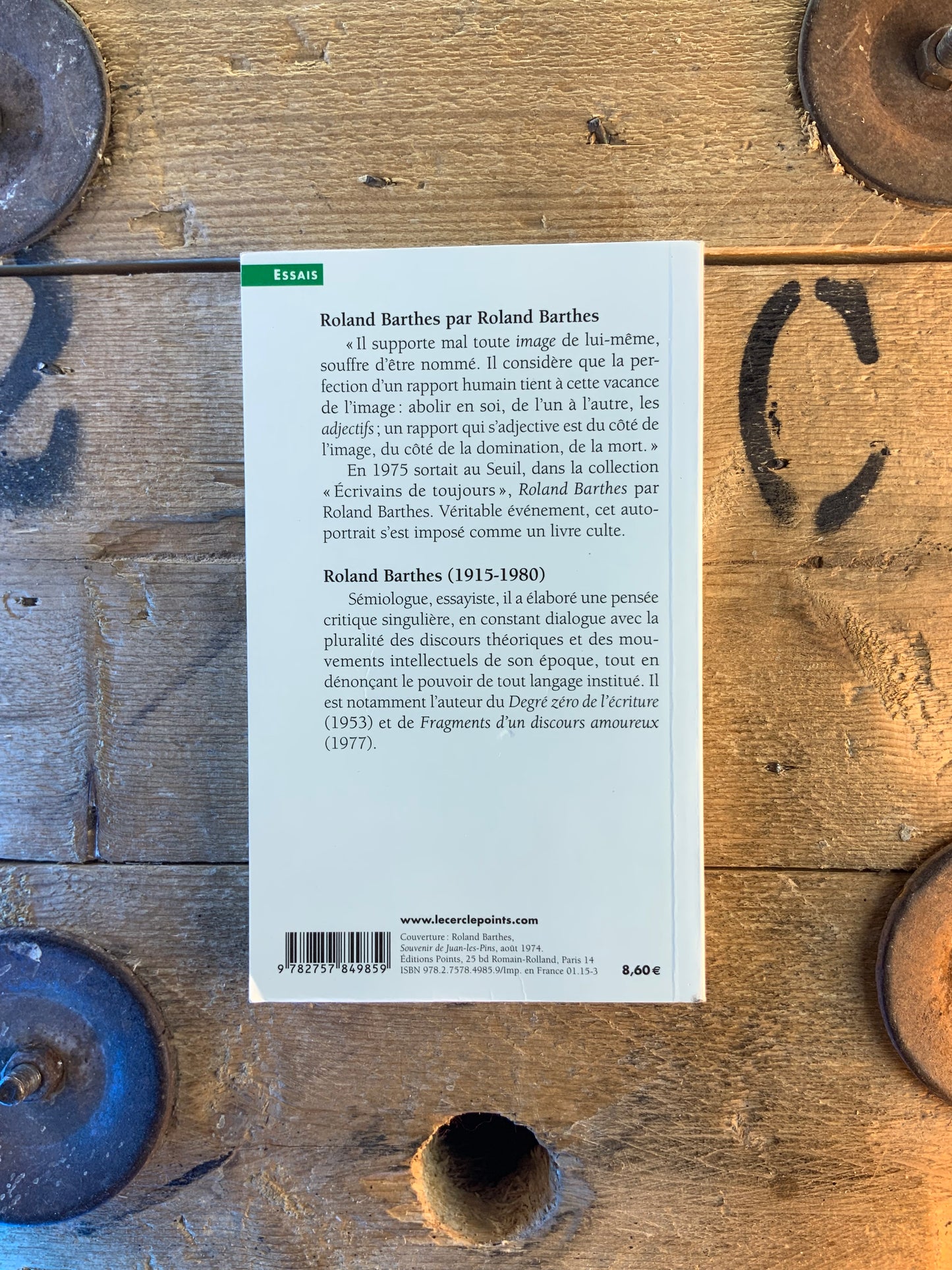 Roland Barthes par Roland Barthes