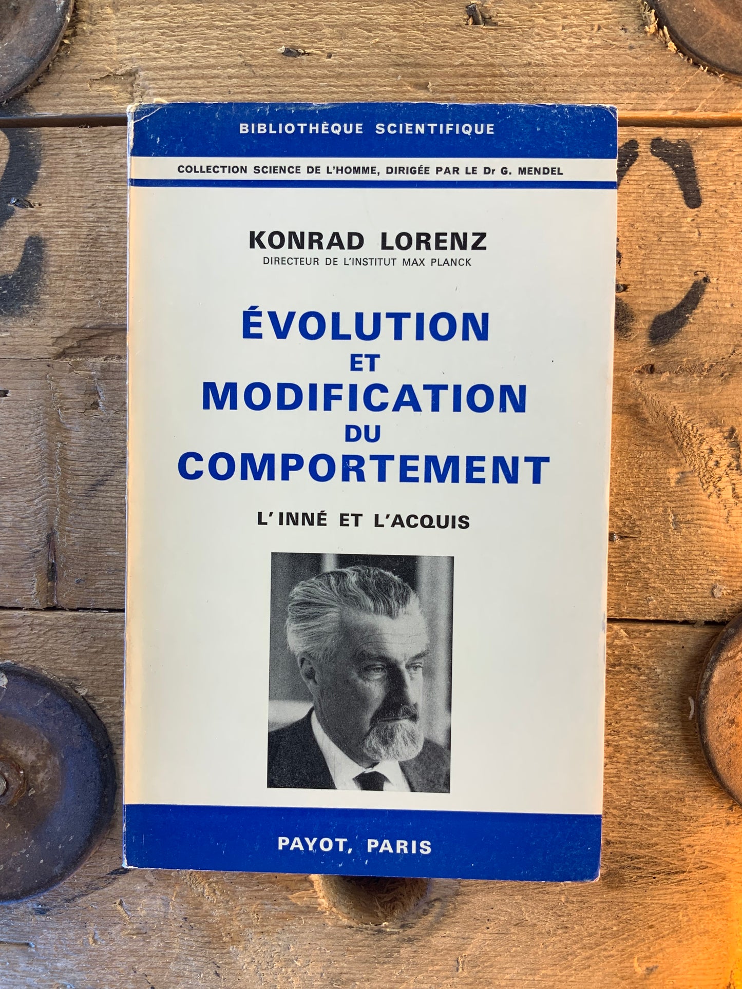Évolution et modification du comportement : l’inné et l’acquis - Konrad Lorenz