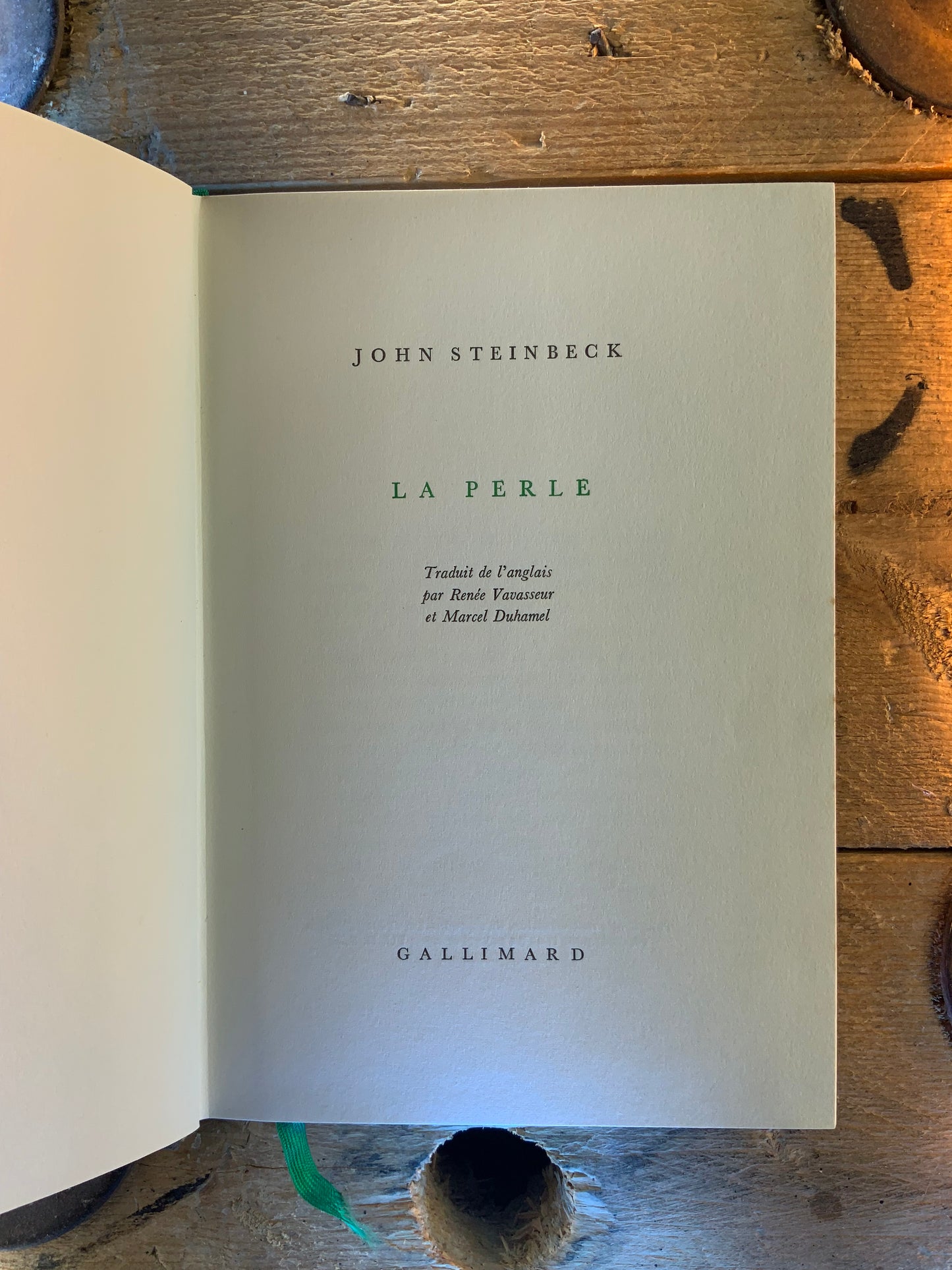 La perle - John Steinbeck