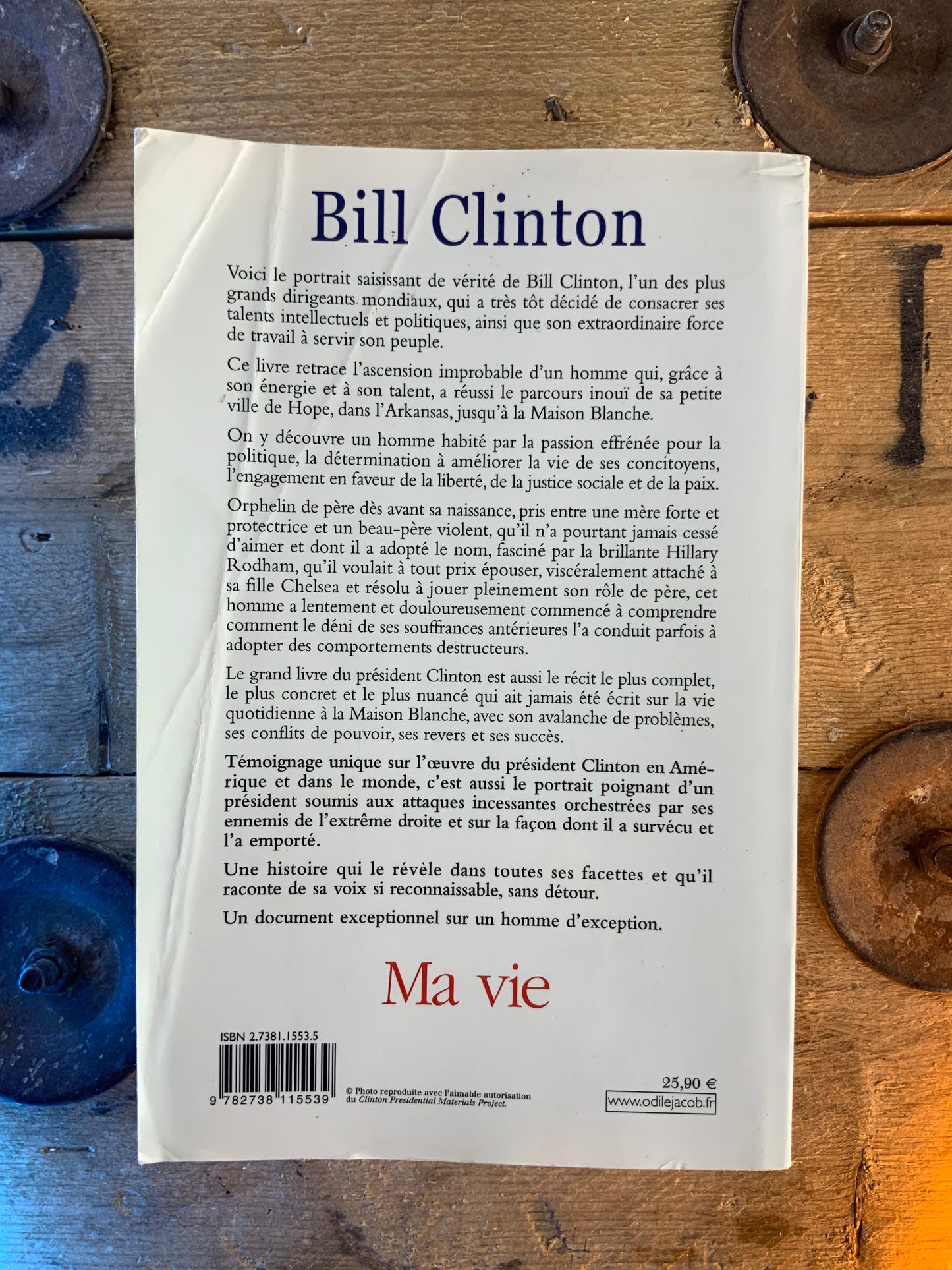 Ma vie - Bill Clinton