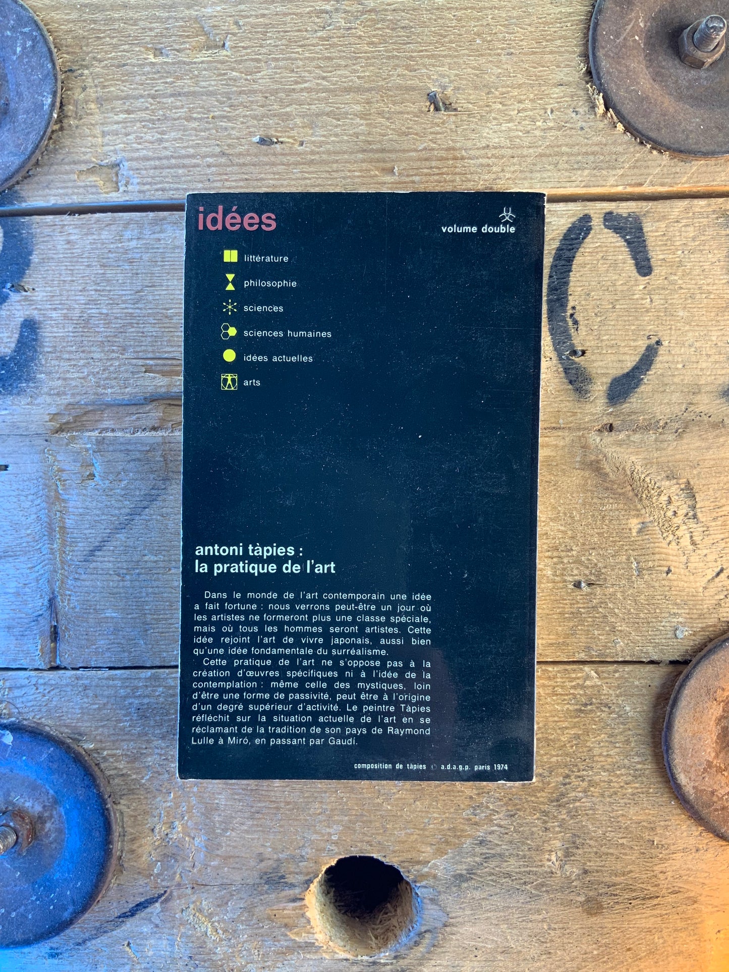 La pratique de l’art - Antoni Tapiès