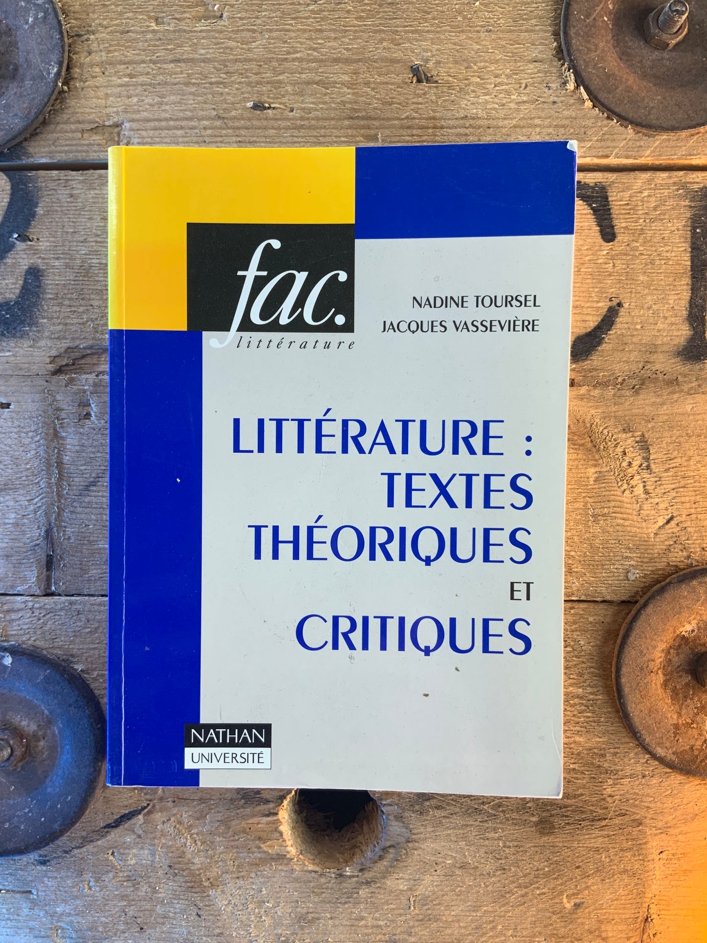 Littérature : textes théoriques et critiques - Nadine Toursel et Jacques Vassevière