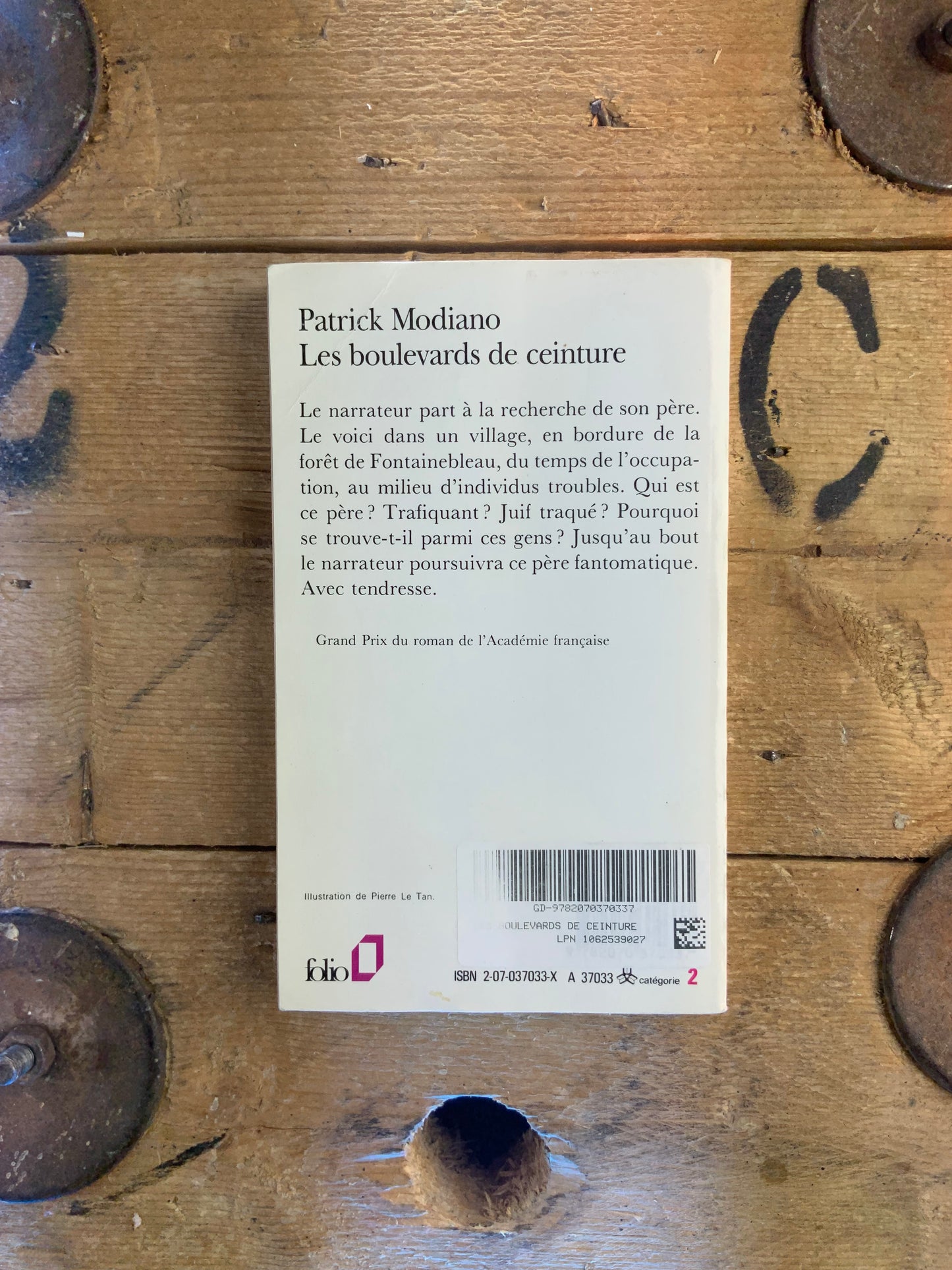 Les boulevards de ceinture - Patrick Modiano