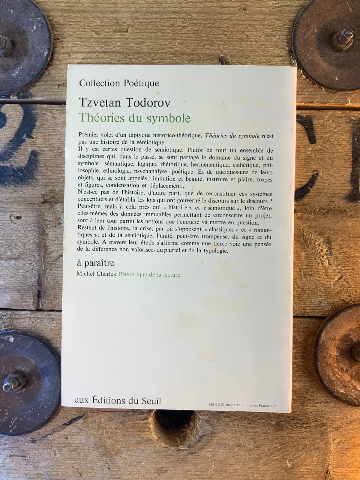 Enseignements [ Poétique : revue de théorie et d’analyse  ] - Avril 1977 - n° 30