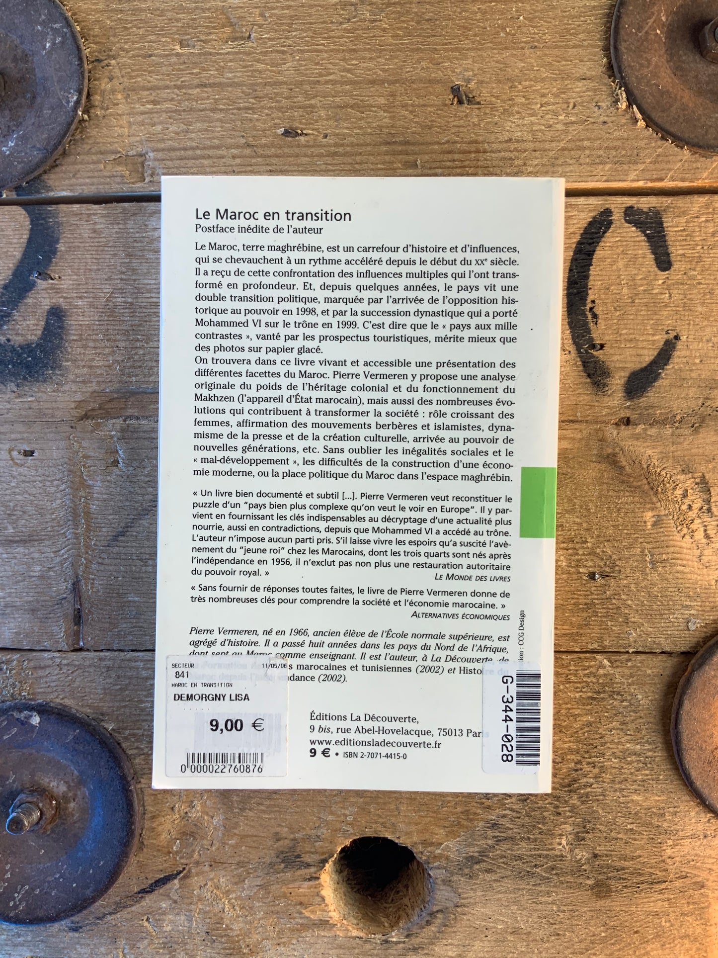 Le Maroc en transition - Pierre Vermeren