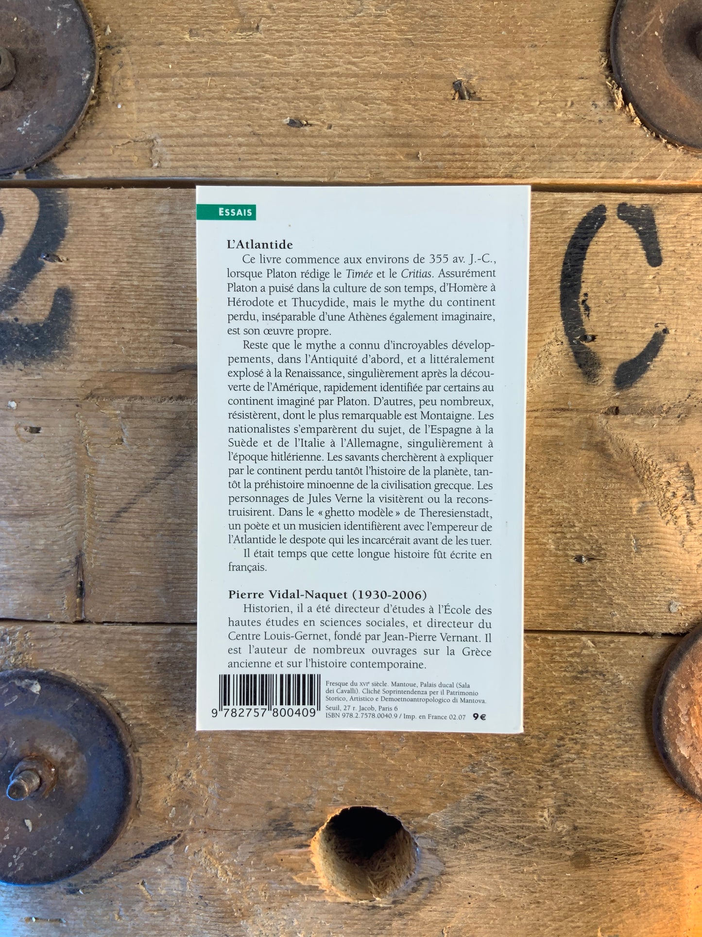 L’Atlantide : petite histoire d’un mythe platonicien - Pierre Vidal-Naquet