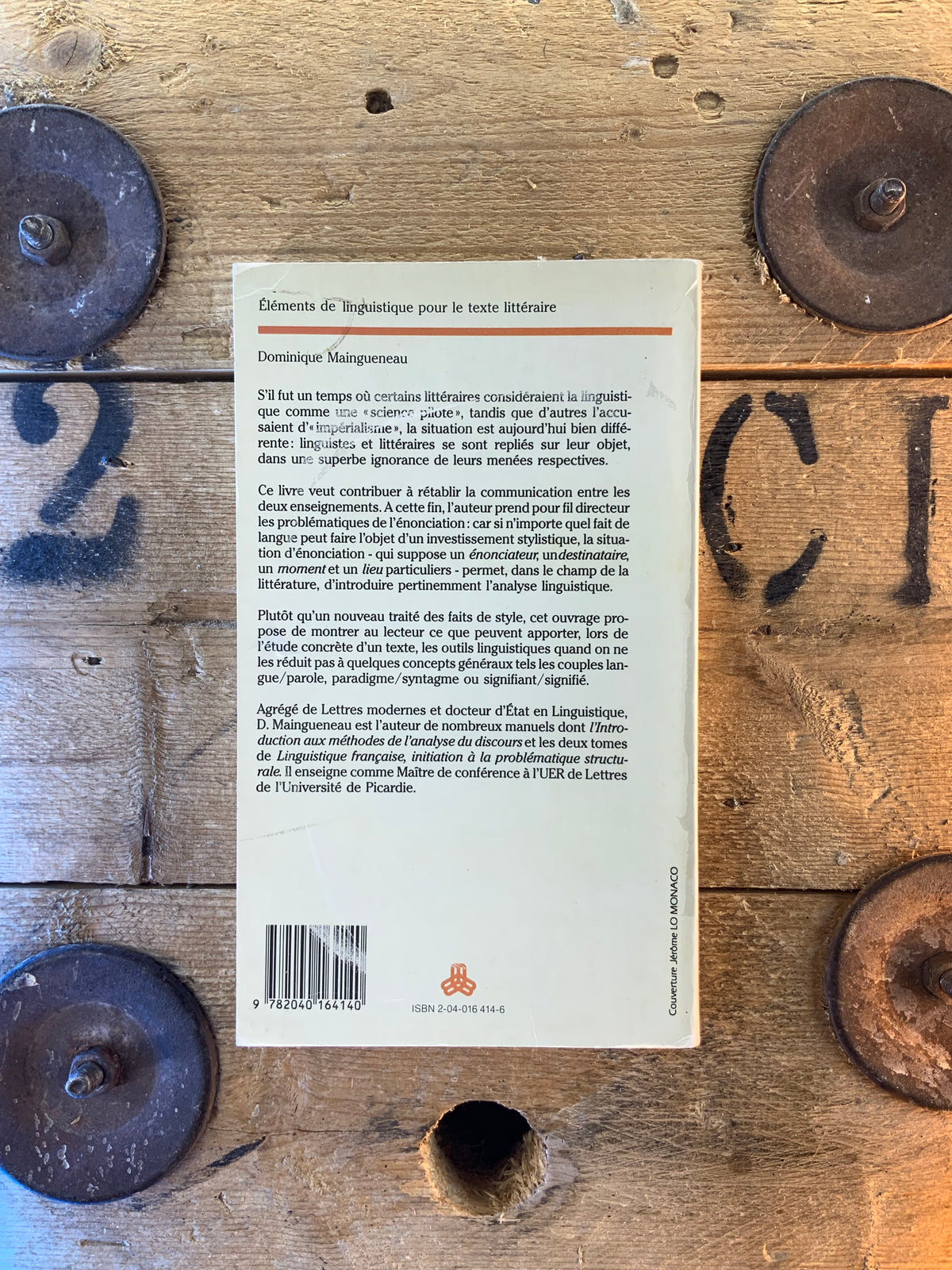 Éléments de linguistique pour le texte littéraire - Dominique Maingueneau