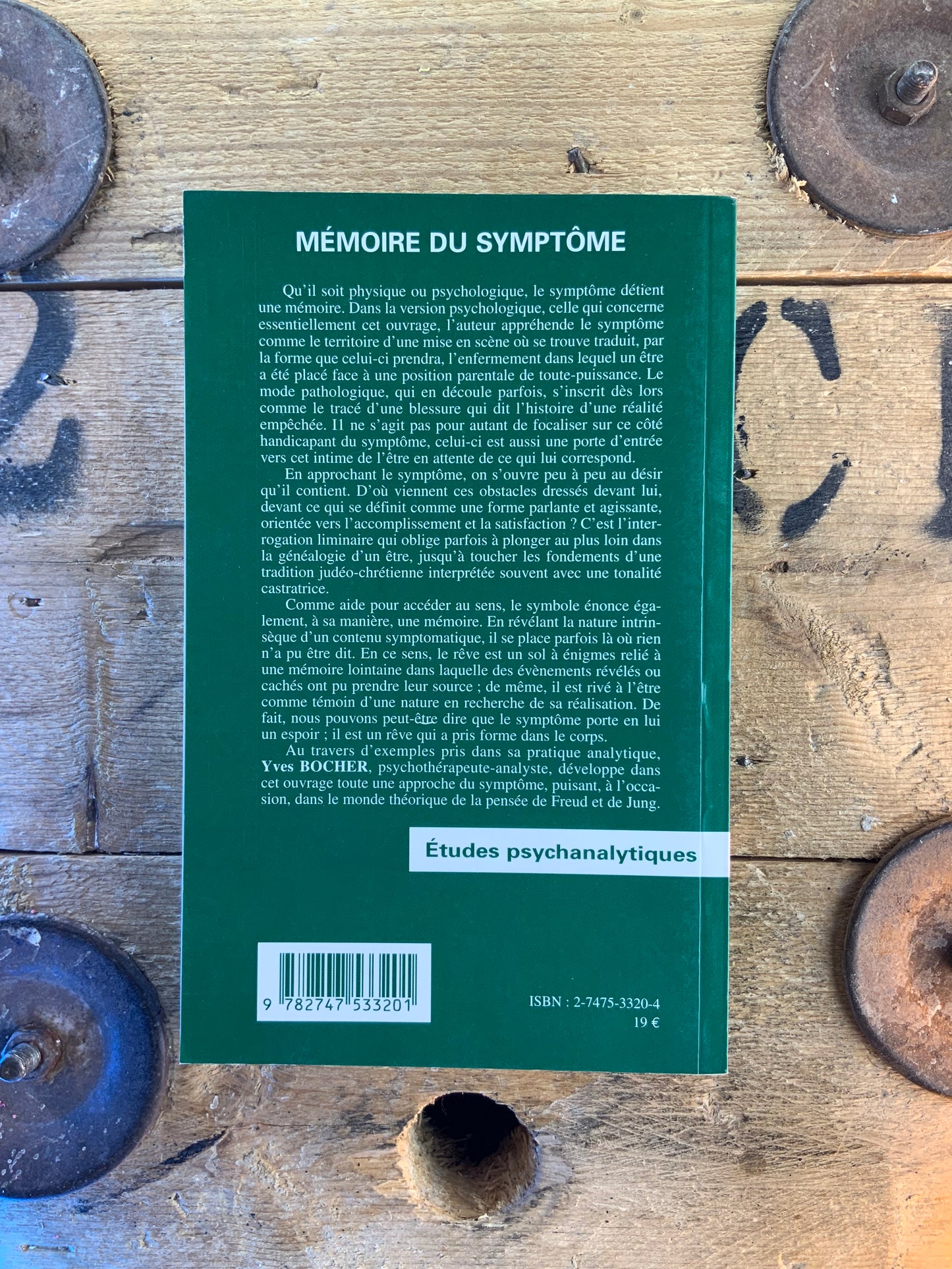 Mémoire du symptôme - Yves Bocher