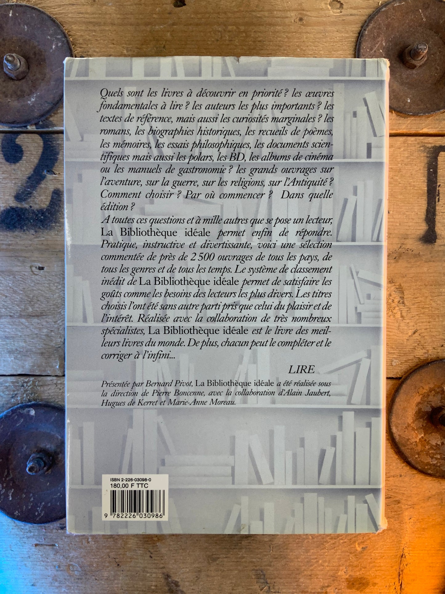 La bibliothèque idéale - Bernard Pivot