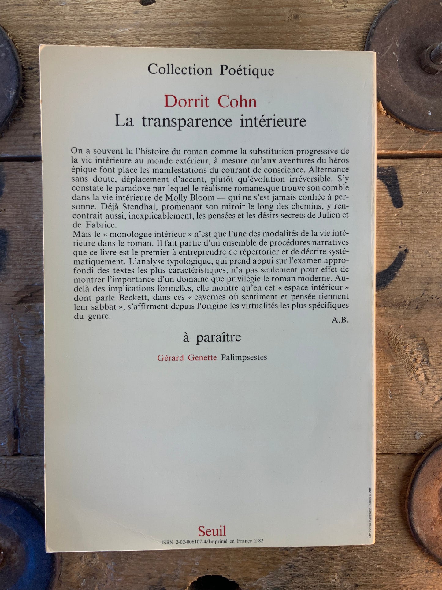 Le texte de l’histoire [ Revue Poétique ] - Février 1982 - n° 49