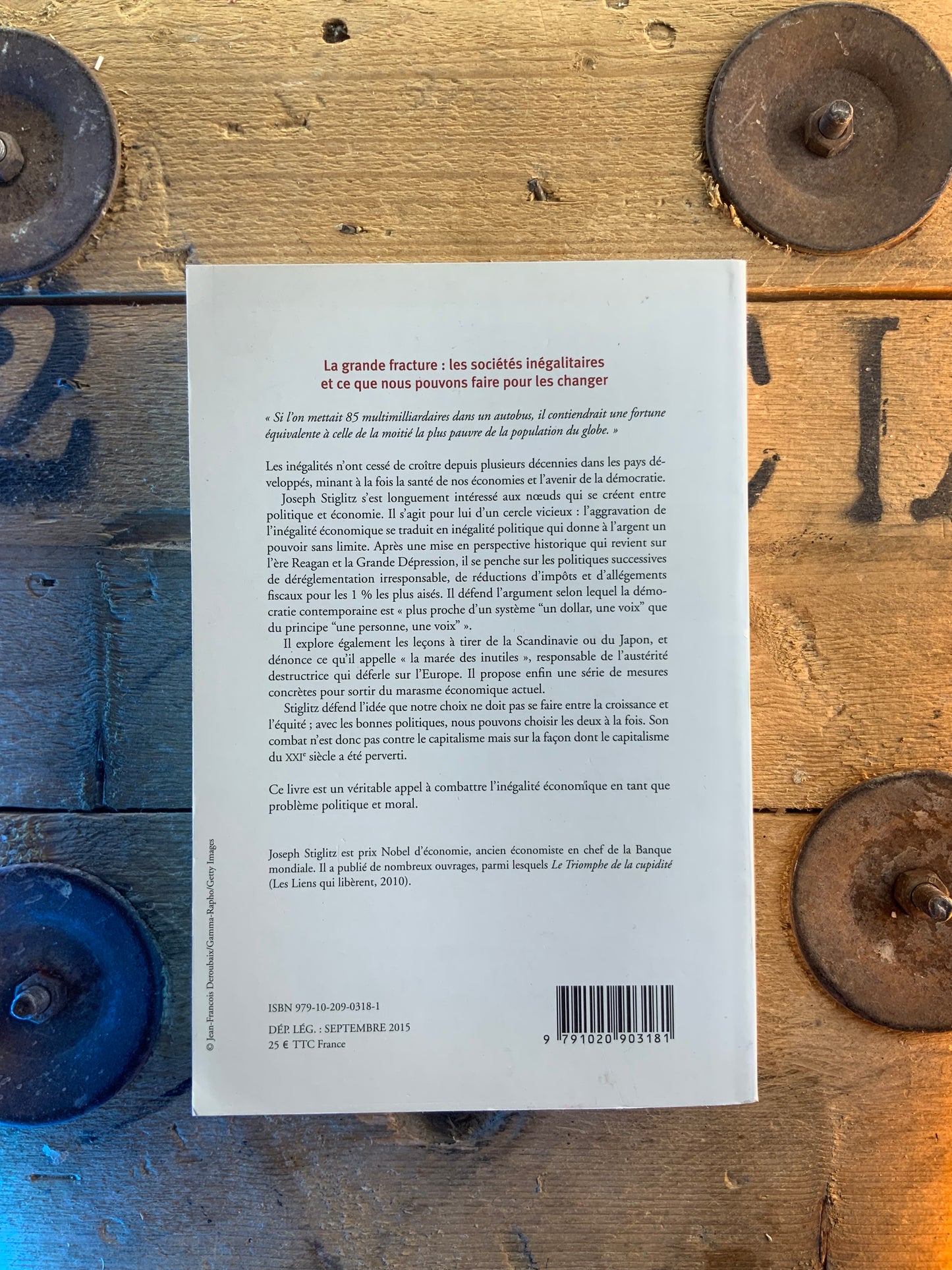 La grande fracture : les sociétés inégalitaires et ce que nous pouvons faire pour les changer - Joseph E. Stiglitz