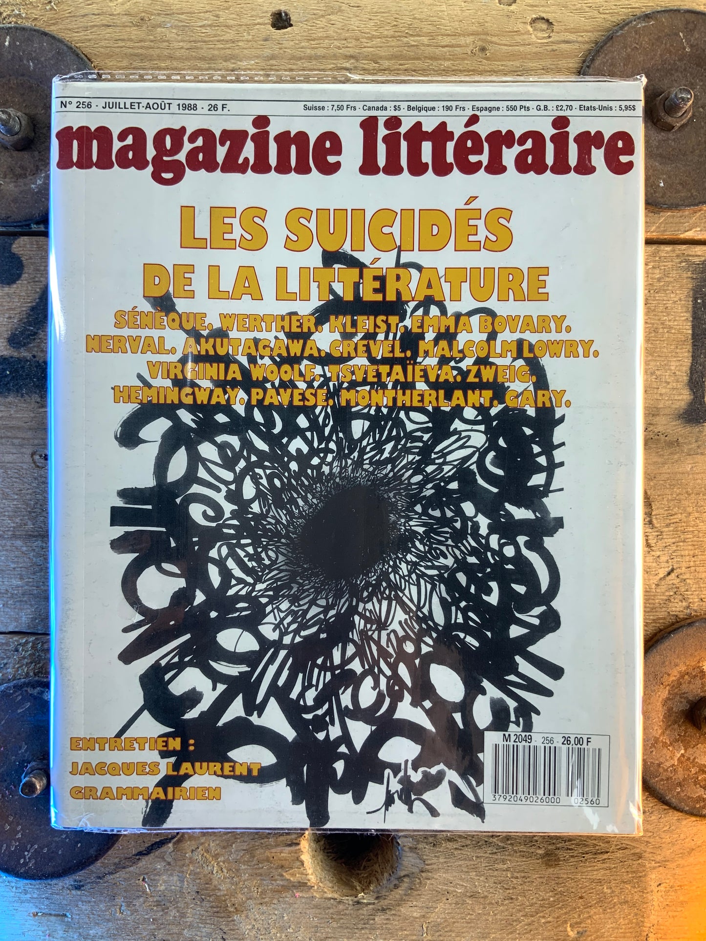 Les suicidés de la littérature [ Magazine Littéraire ]