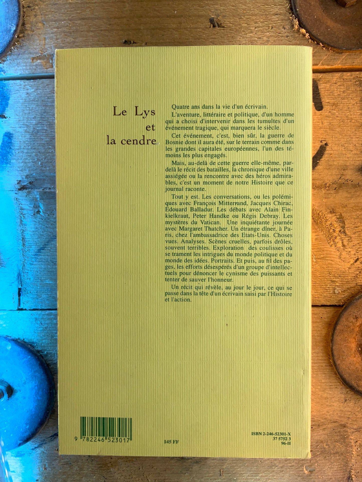 Le Lys et la cendre - Bernard-Henri Lévy