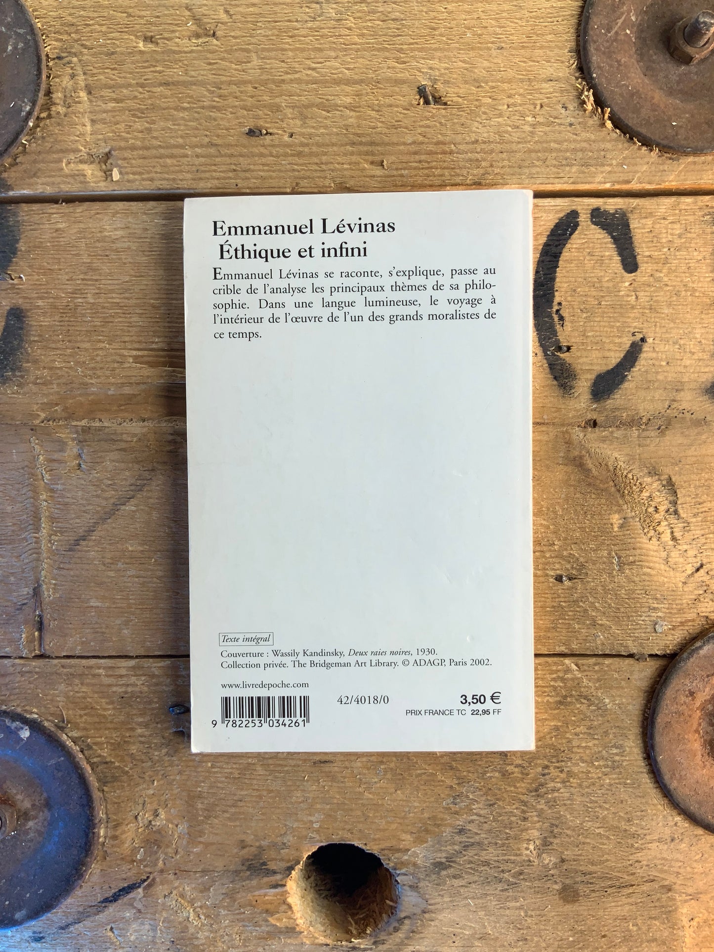 Éthique et infini - Emmanuel Lévinas