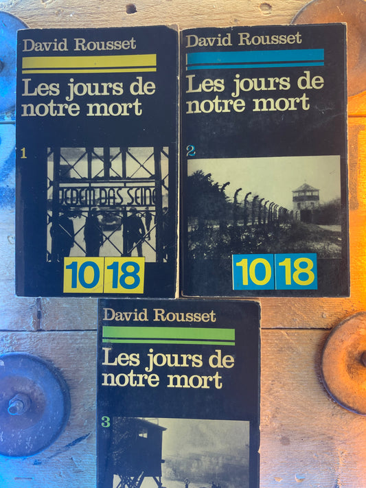 Les jours de notre mort - David Rousset (3 Tomes)