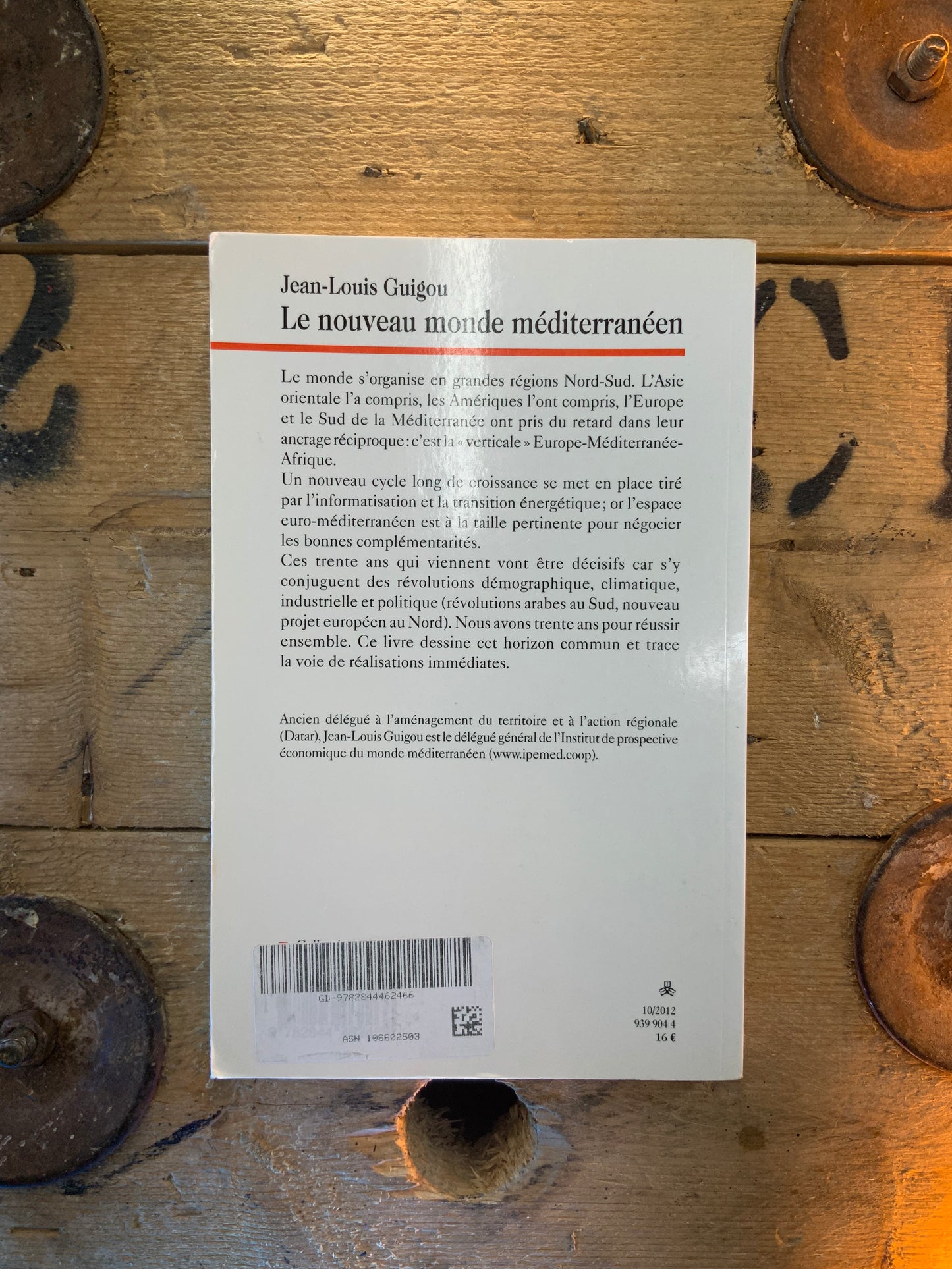 Le nouveau monde mediter - Jean-Louis Guigou