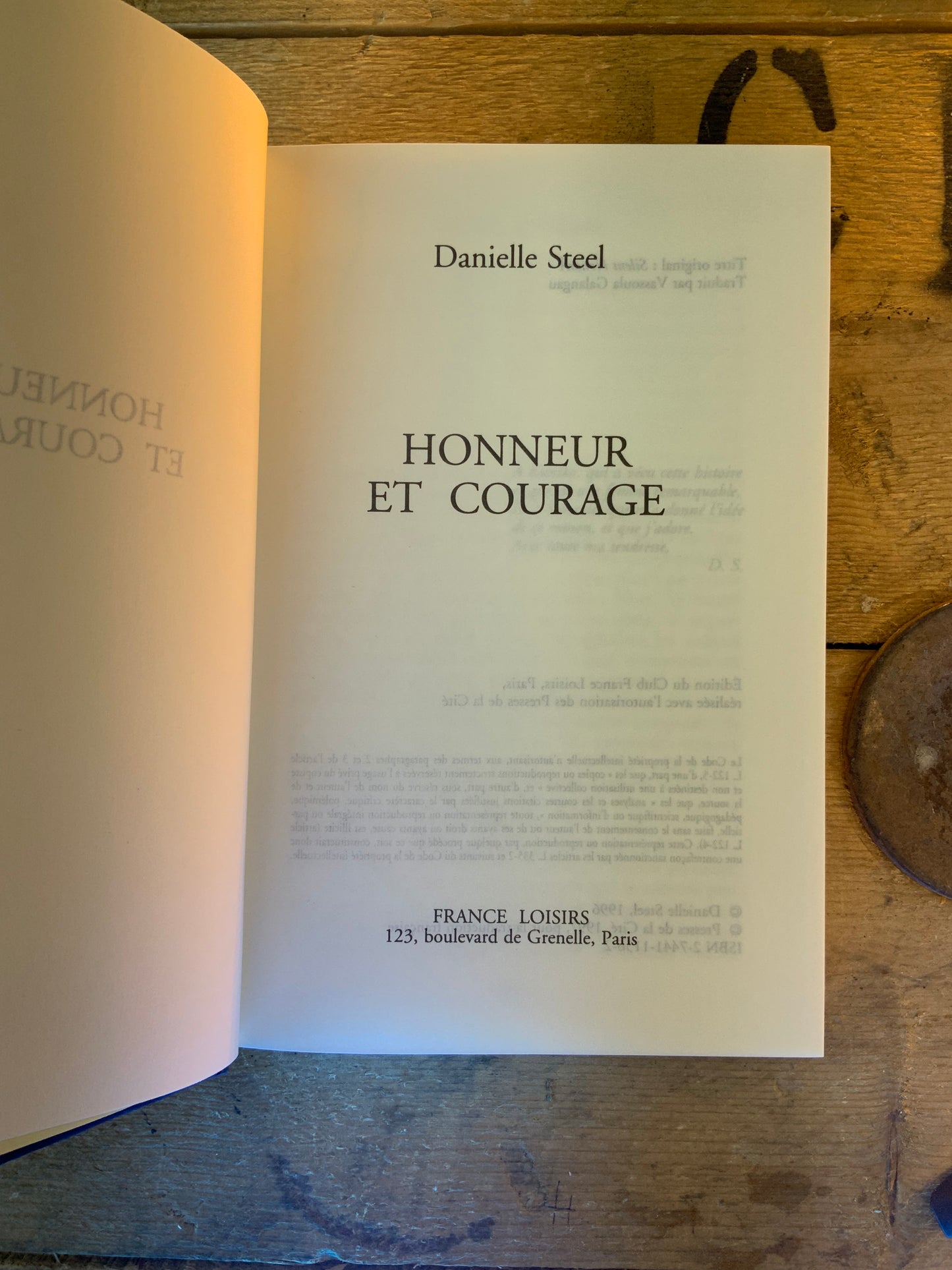 Honneur et courage - Danielle Steel