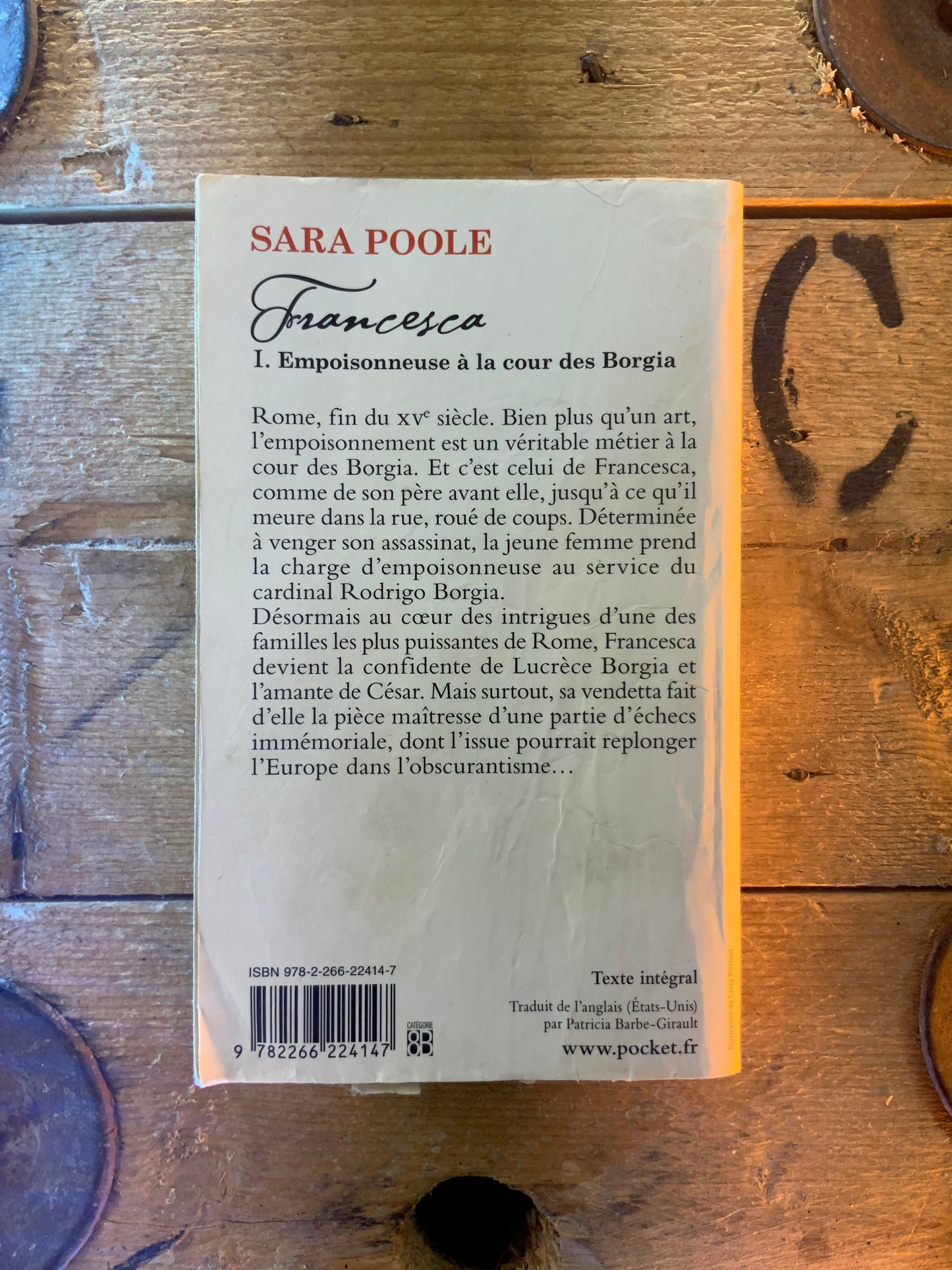 Francesca : Empoisonneuse à la cour des Borgia - Sara Poole