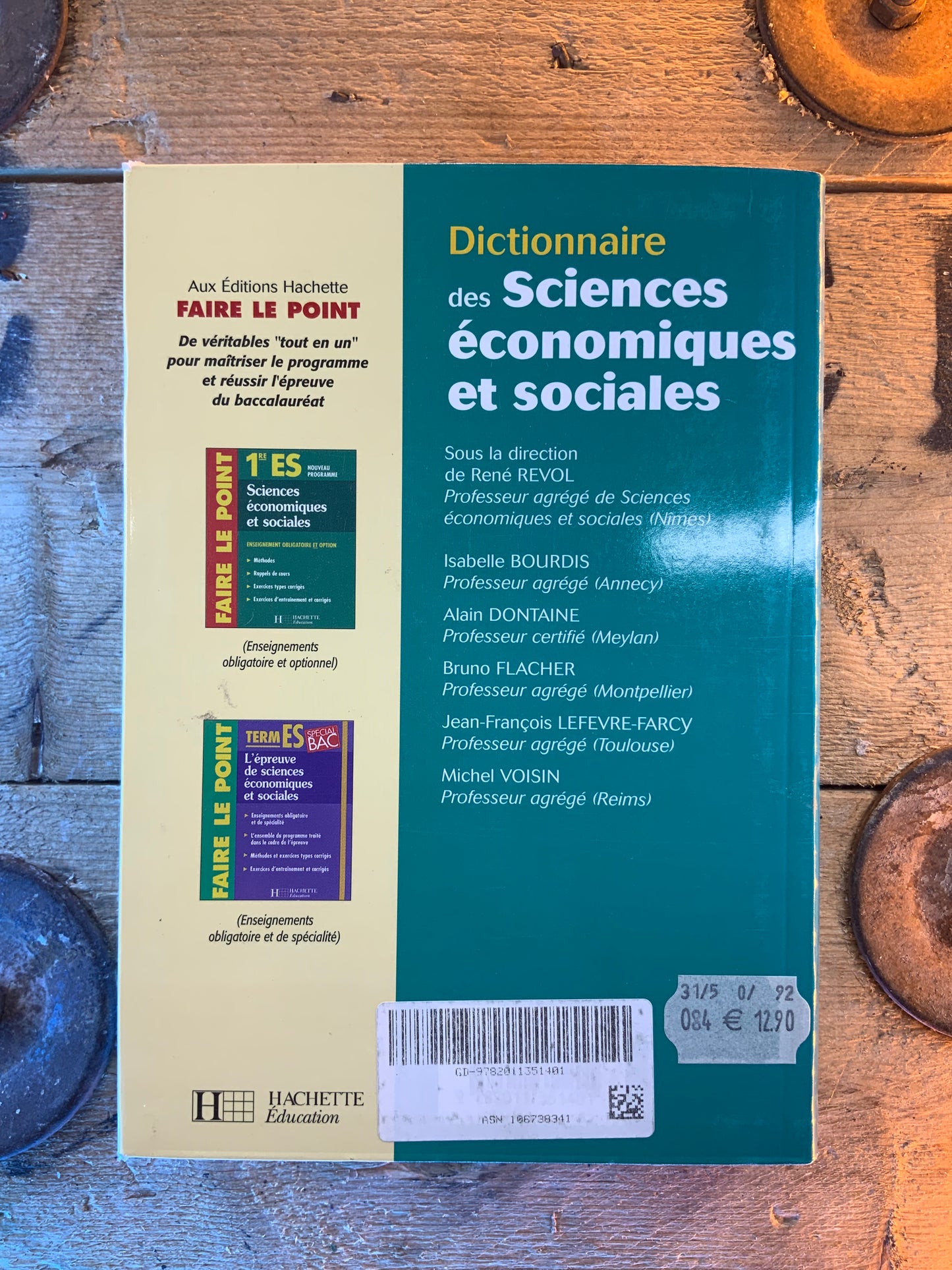 Dictionnaire des sciences économiques et sociales