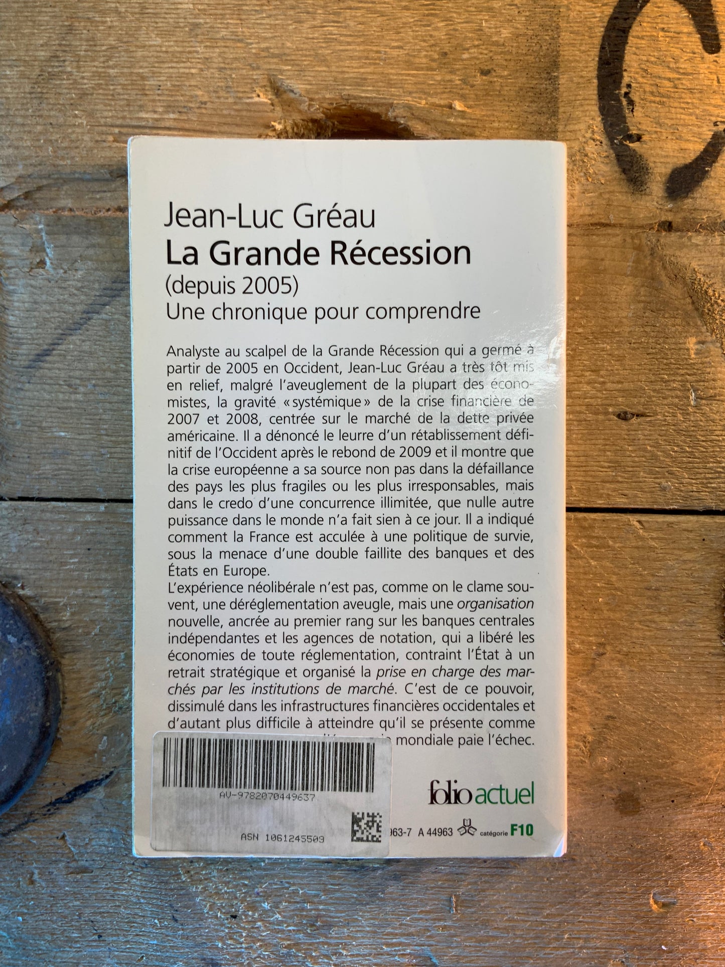 La grande recession (depuis 2015) - Jean-Luc Gréau