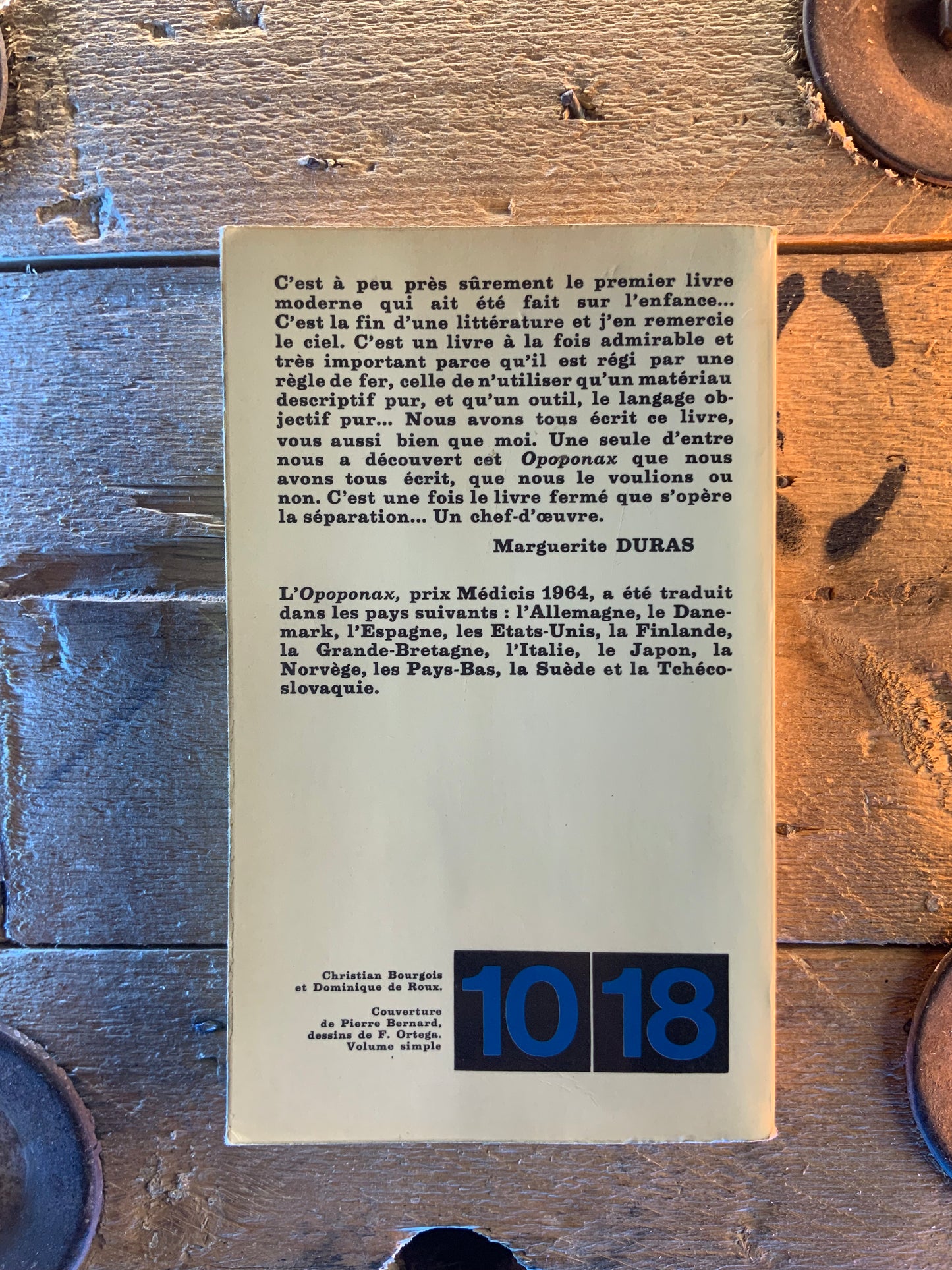 L’opoponax - Monique Witting