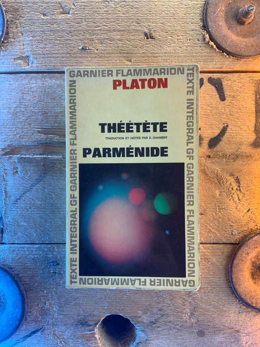 Théétète Parménide - Platon