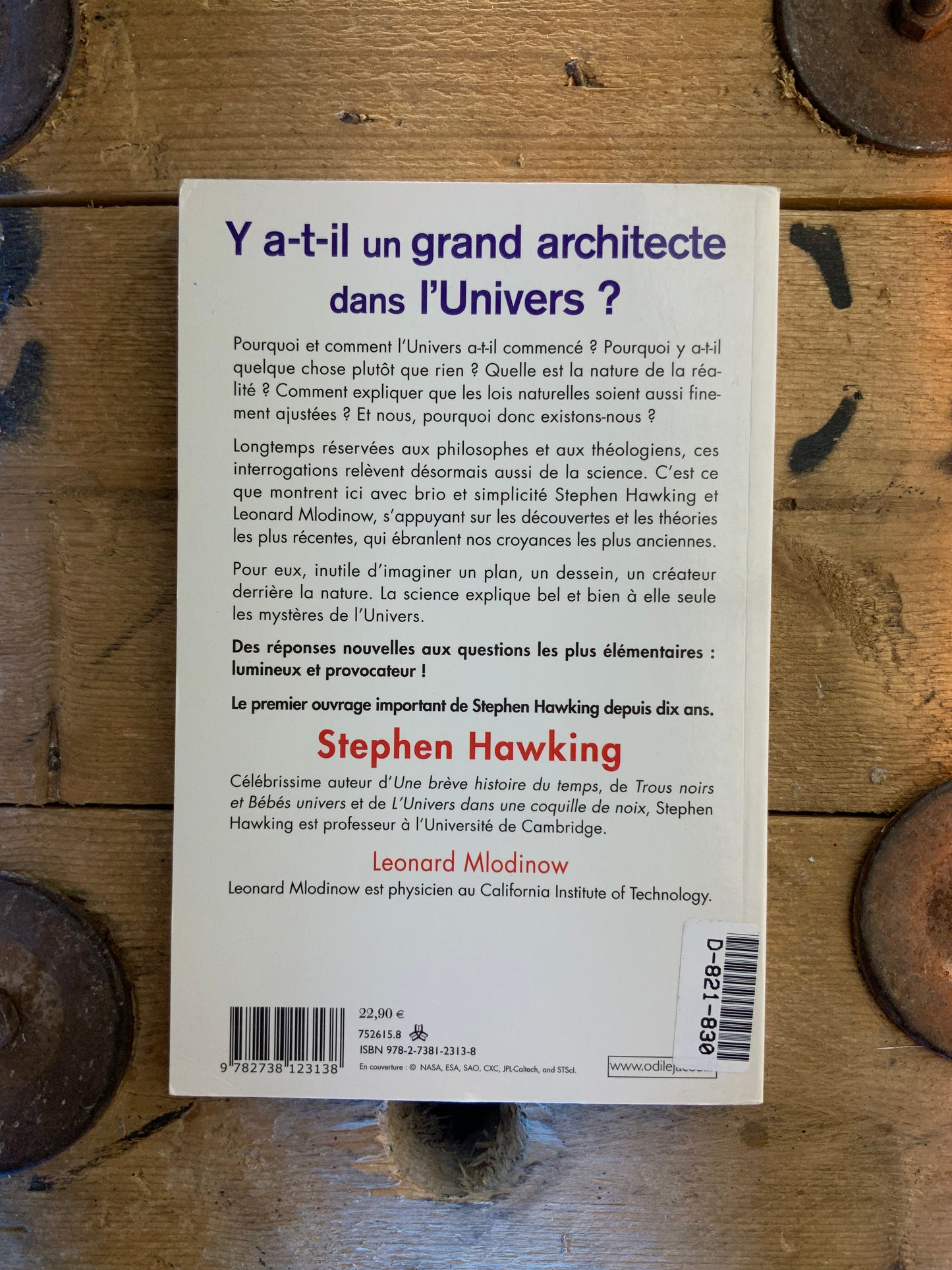 Y a-t-il un grand architecte dans l’univers - Stephen Hawking et Leonard Mlodinow