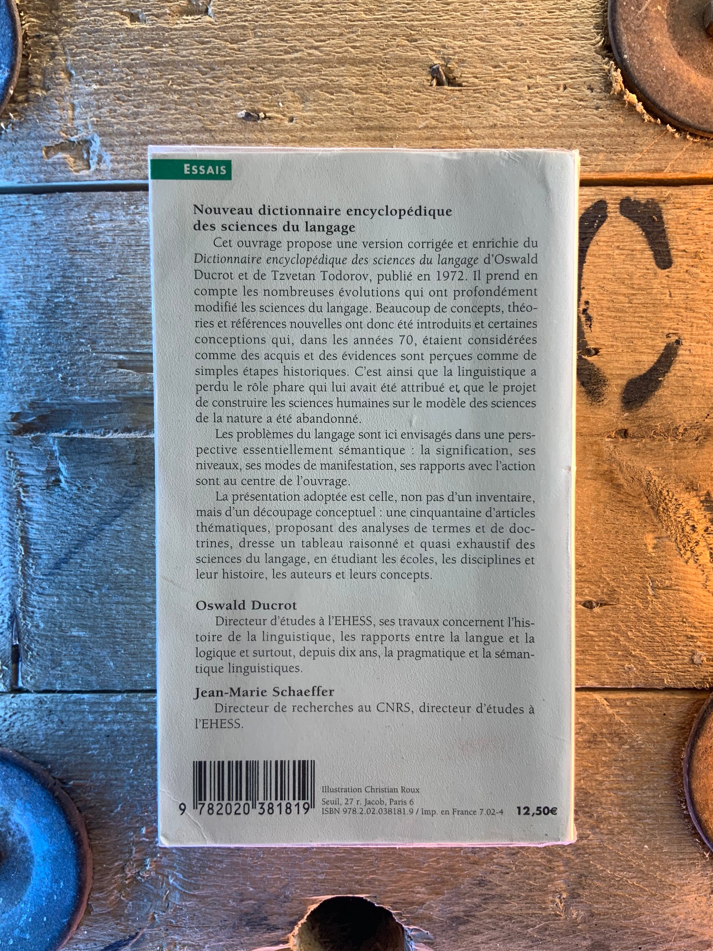 Nouveau dictionnaire encyclopédique des sciences du langage - Oswald Ducrot et Jean-Marie Schaeffer