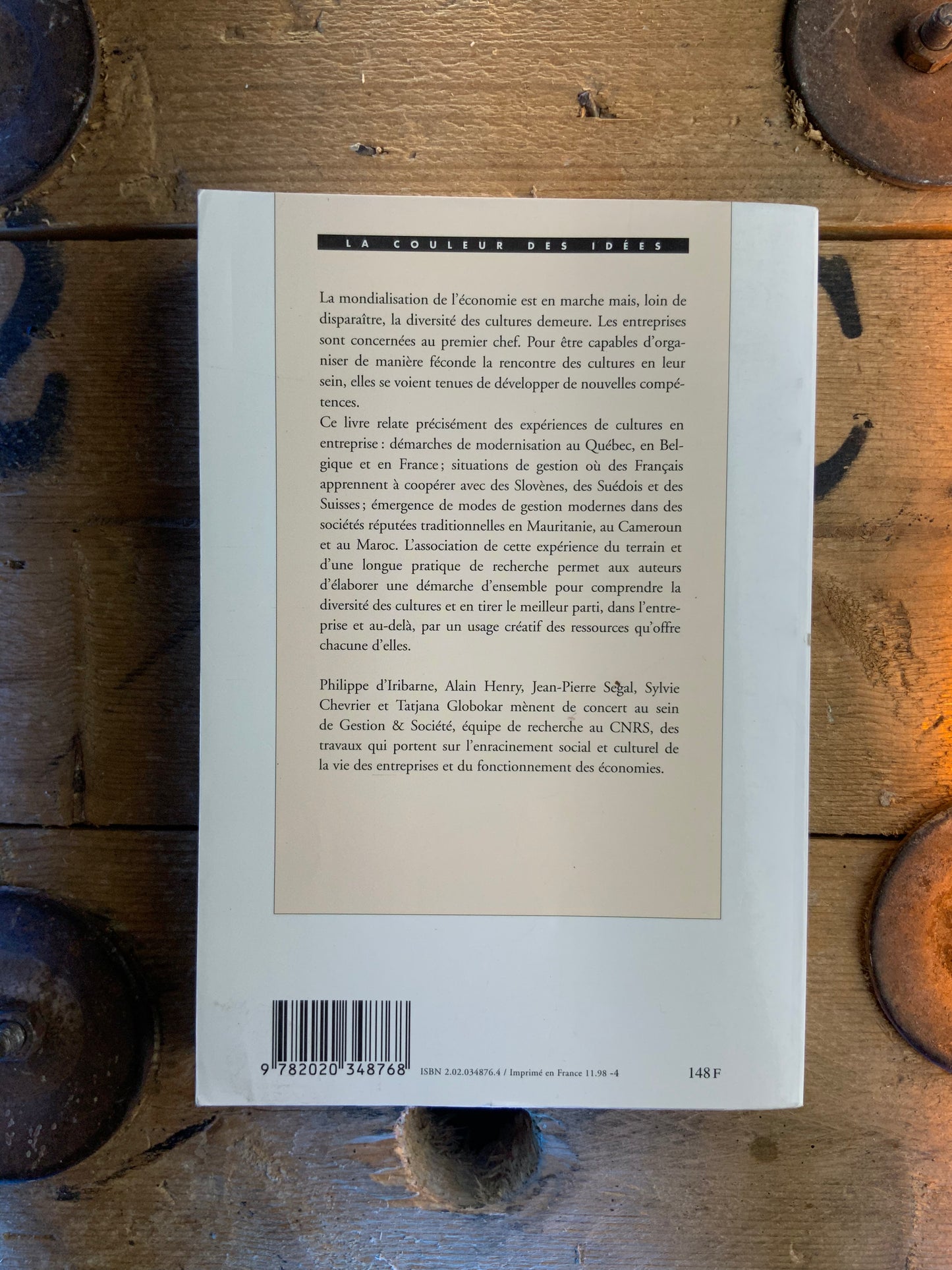 Cultures et mondialisation : gérer par-delà les frontières - Philippe d’Irbarne, Alain Henry, Jean-Pierre Segal, Sylvie Chevrier, Tatjana Globokar