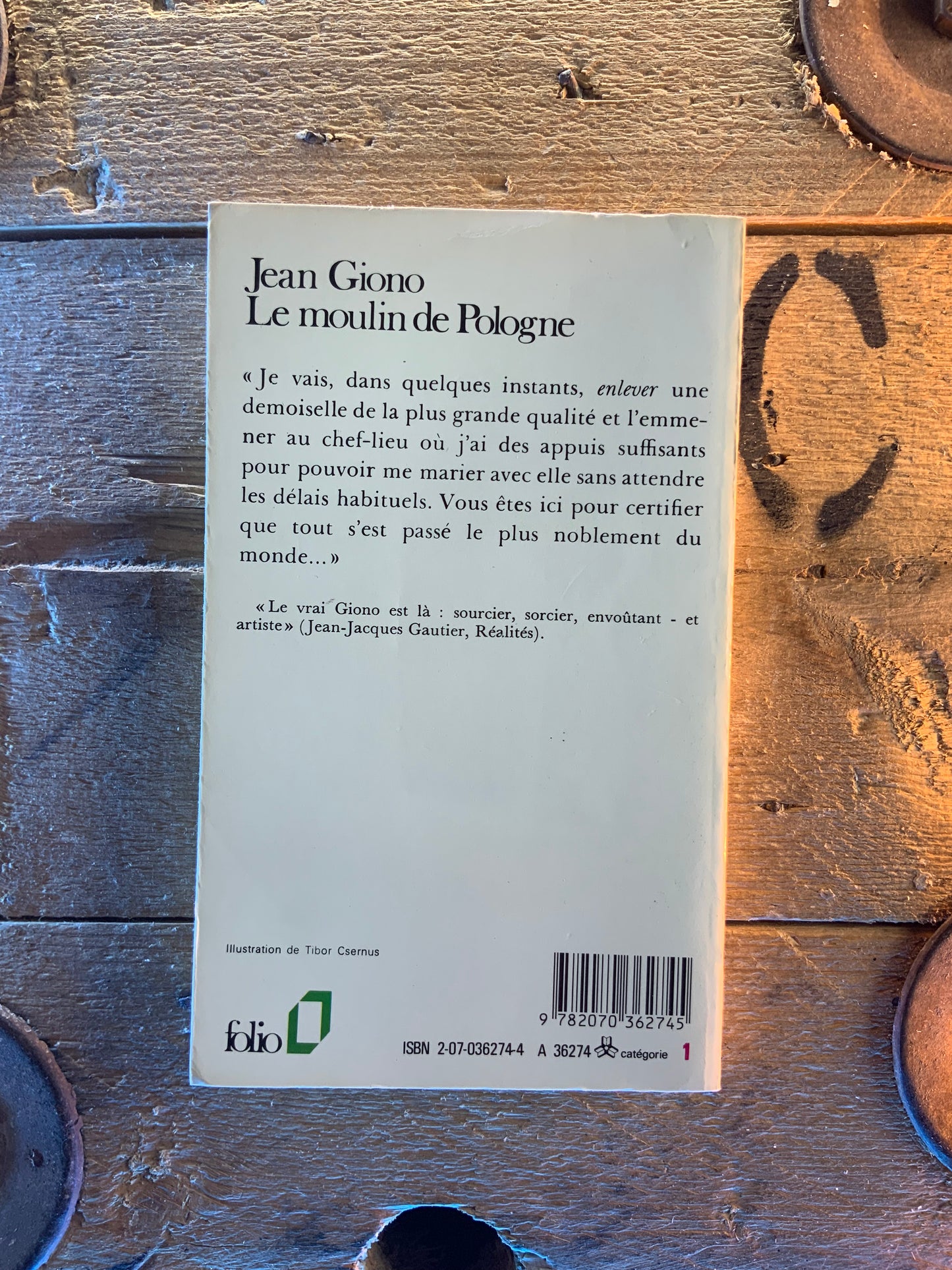 Le moulin de Pologne - Jean Giono