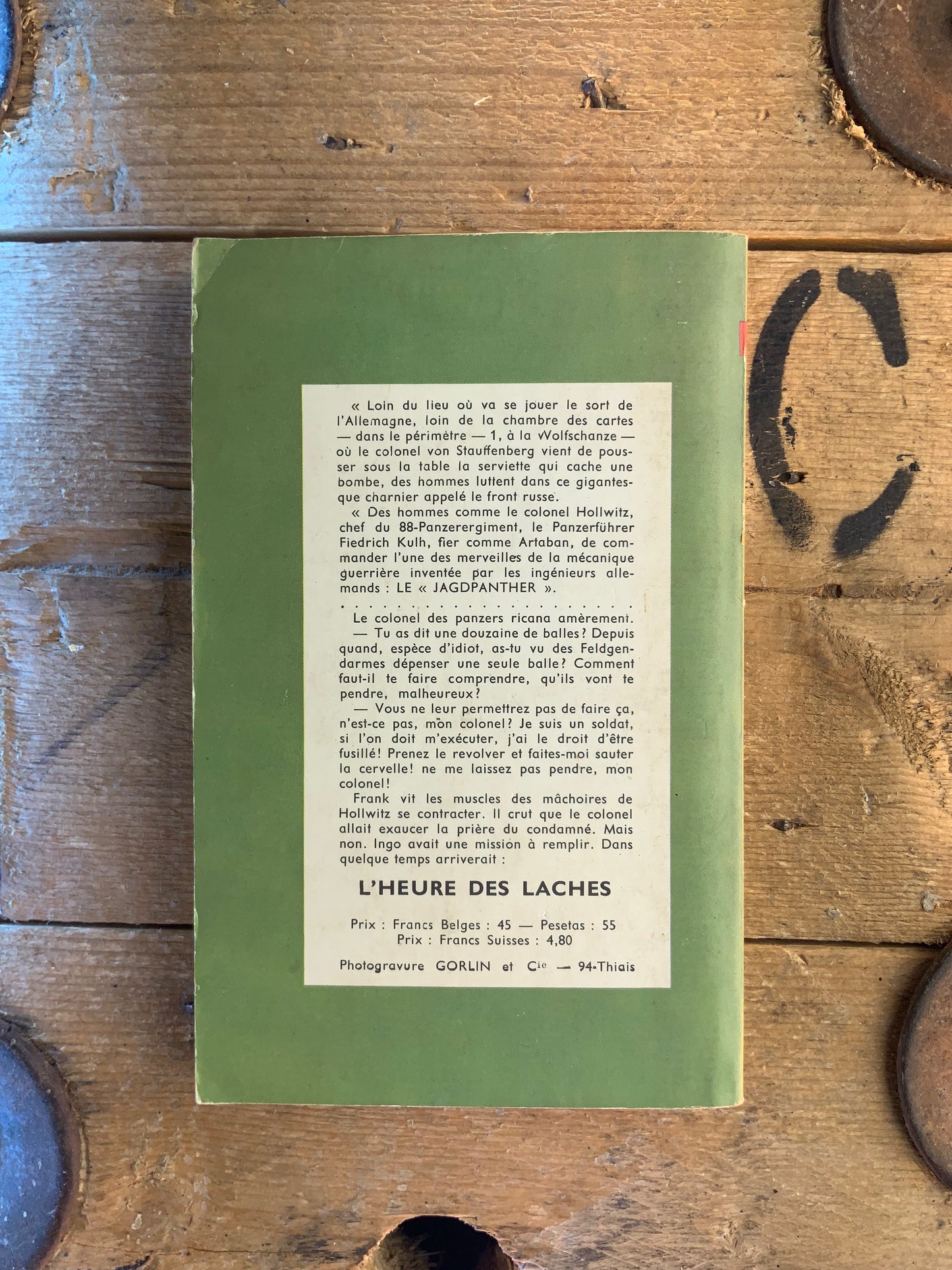 L’heure des laches - Franz Winkels