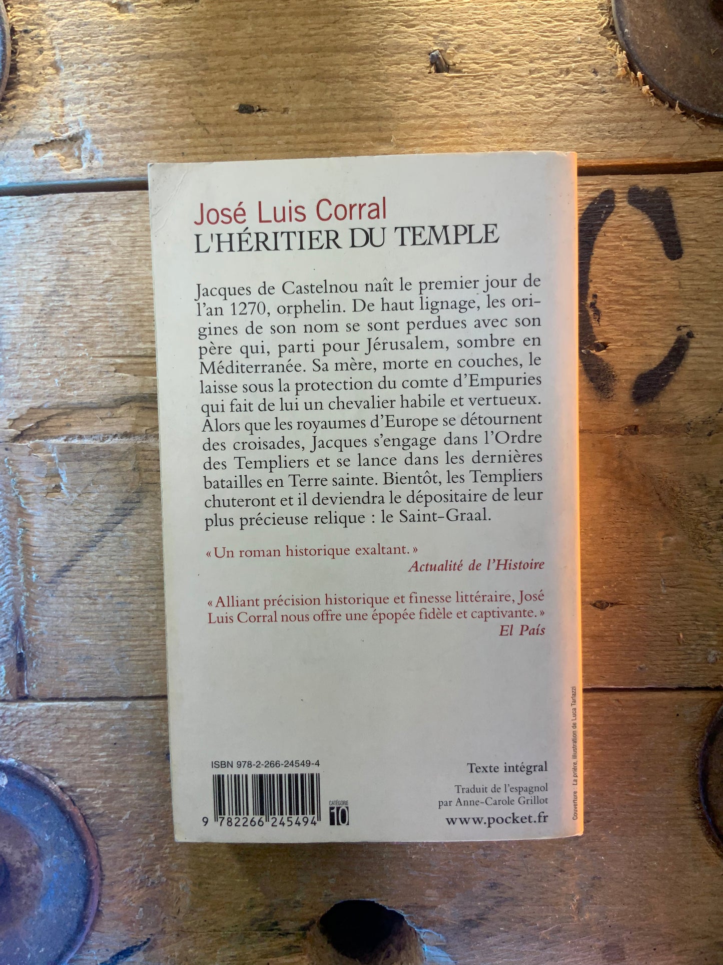 L’héritier du temple - José Luis Corral