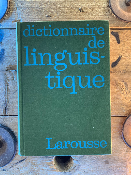 Dictionnaire de linguistique