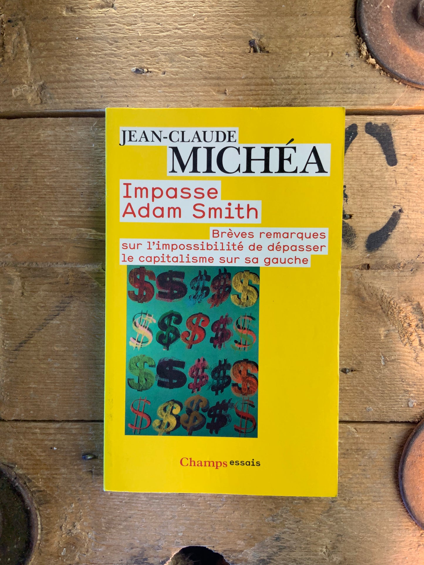 Impasse Adam Smith : brèves remarques sur l’impossibilité de dépasser le capitalisme sur sa gauche - Jean-Claude Michéa