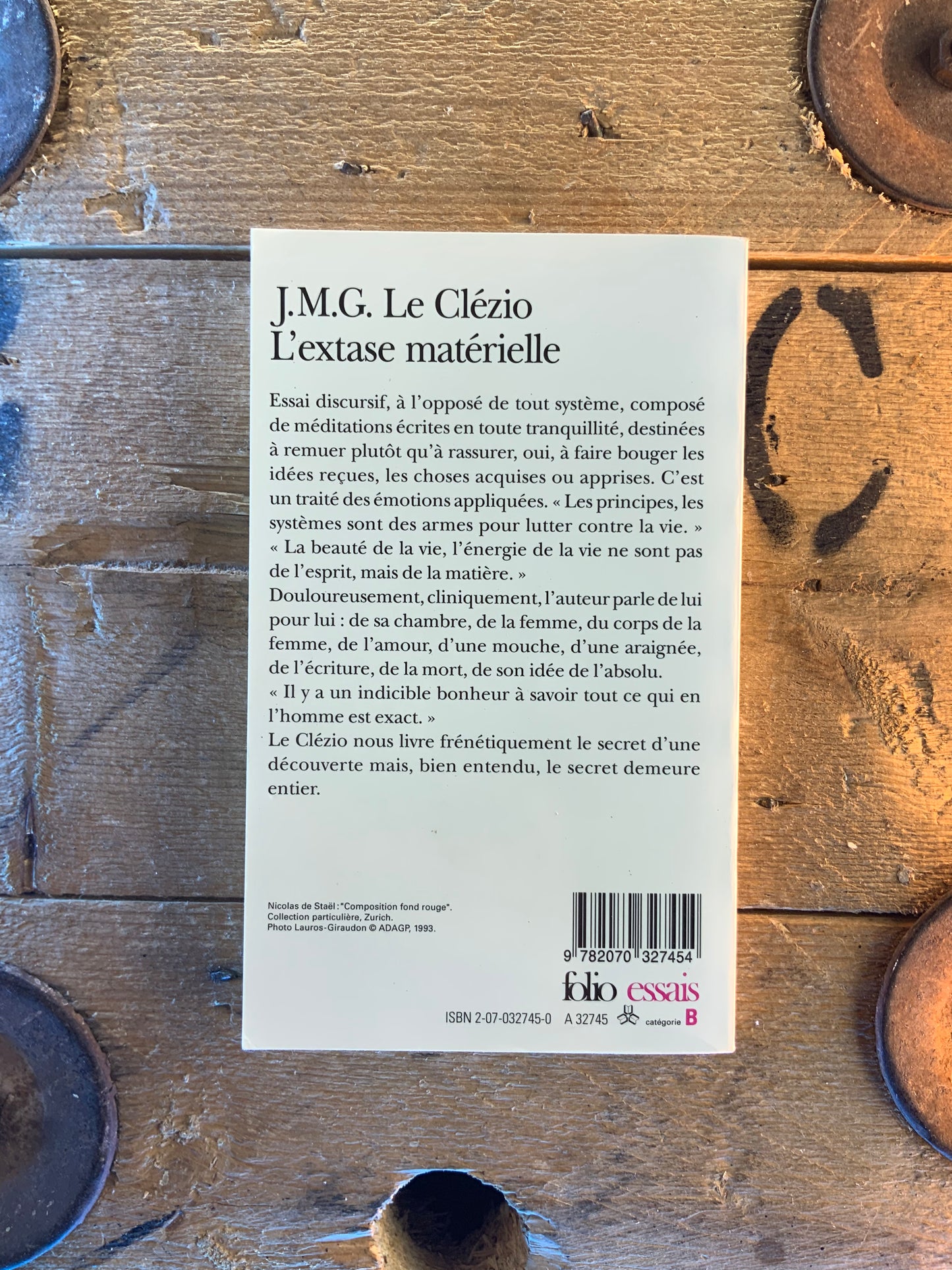 L’extase matérielle - J.M.G. Le Clézio