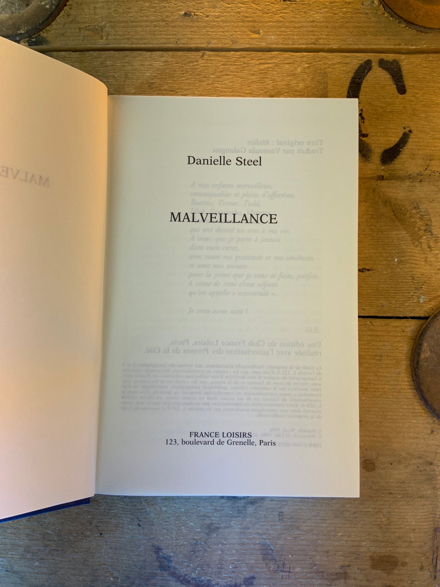 Malveillance - Danielle Steel