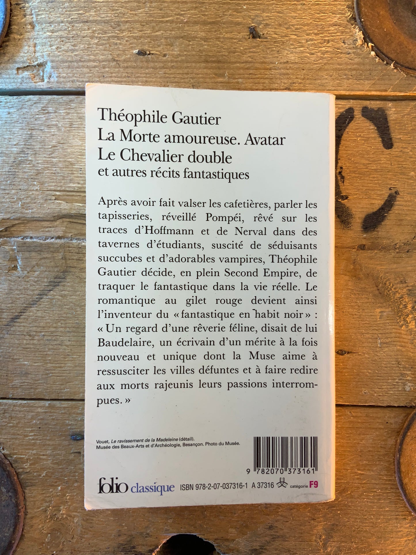 La Morte amoureuse , Avatar et autres récits fantastiques - Théophile Gautier