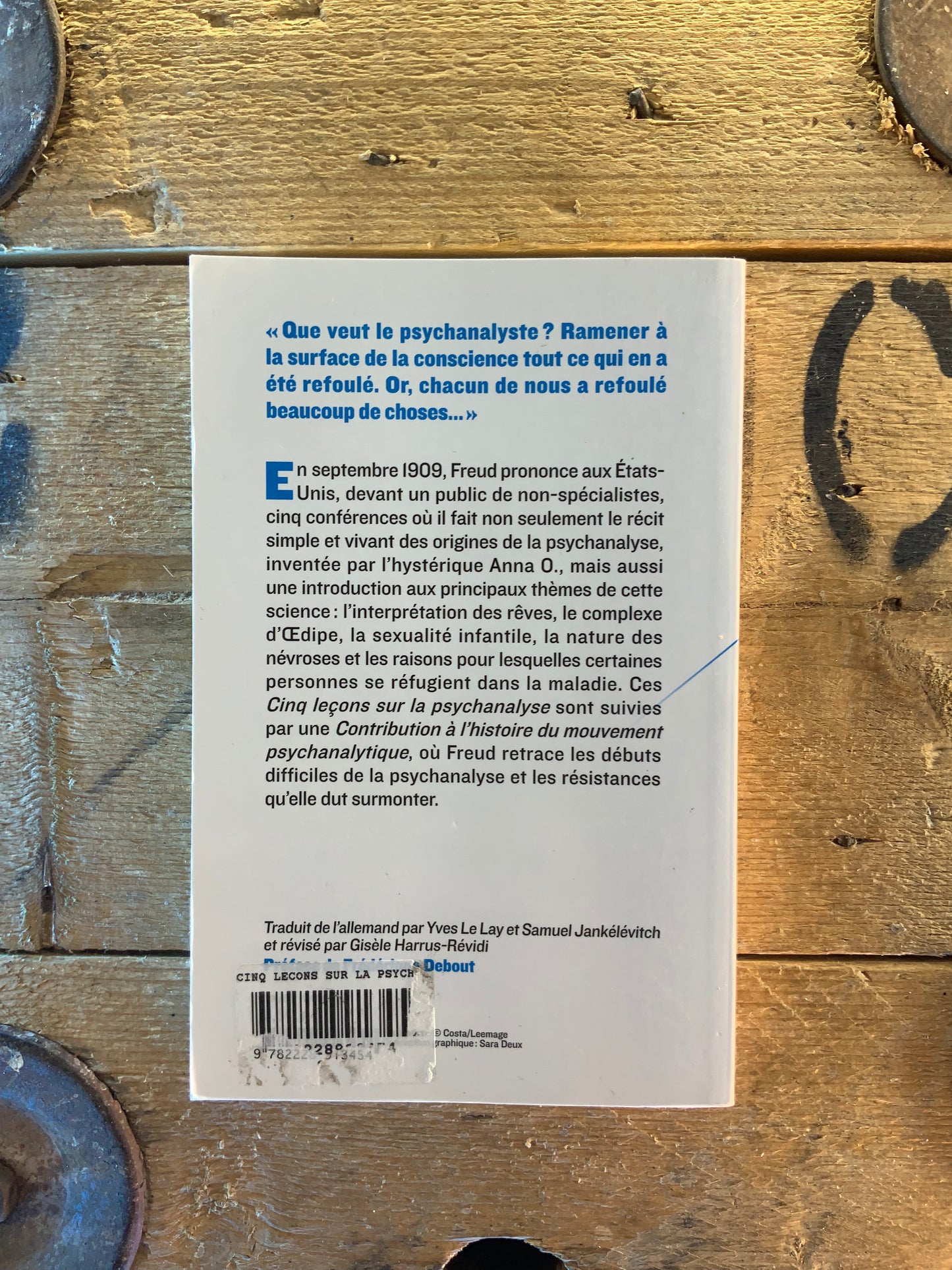 Cinq leçons sur la psychanalyse - Sigmund Freud