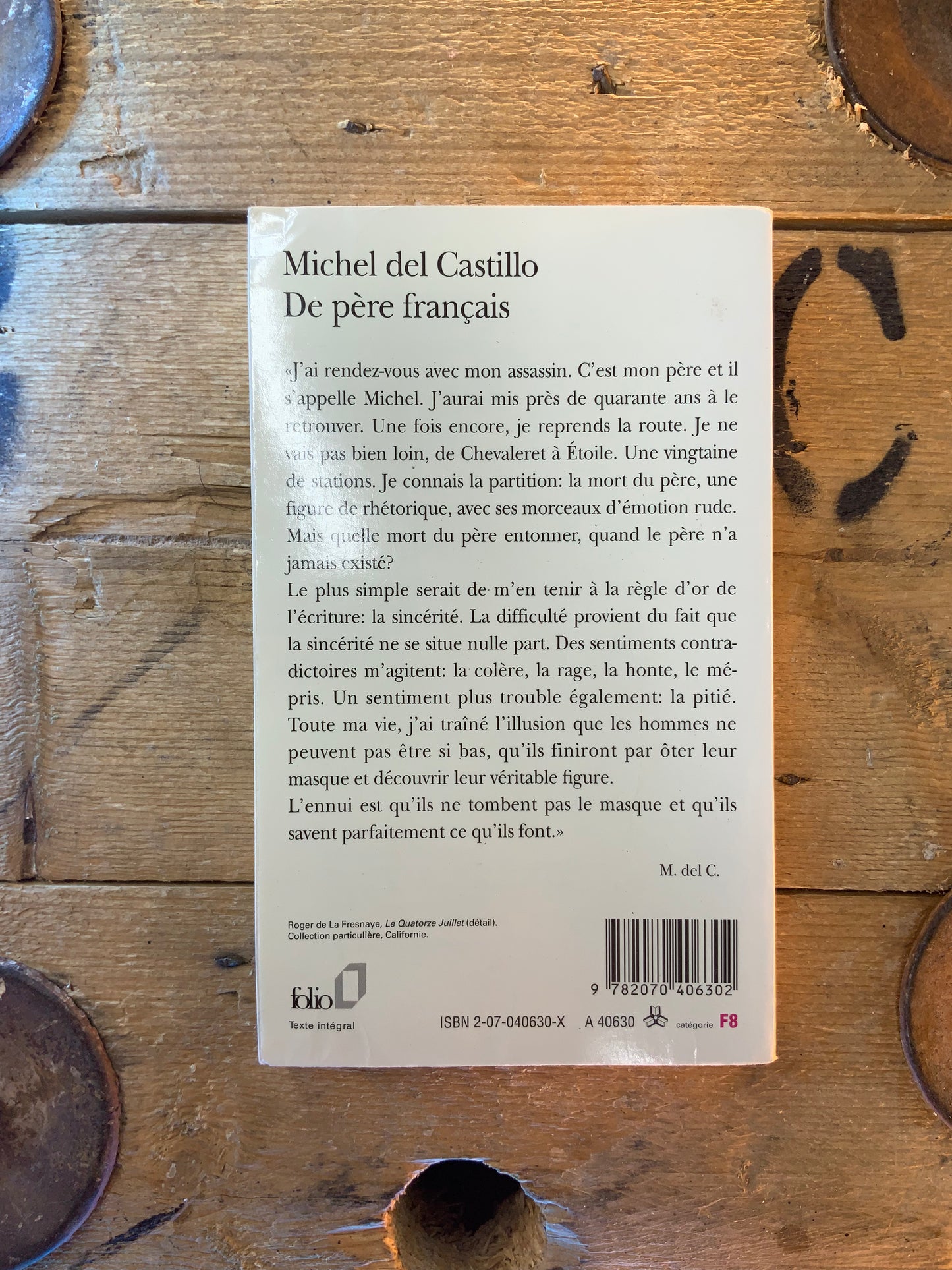 De père français - Michel del Castillo