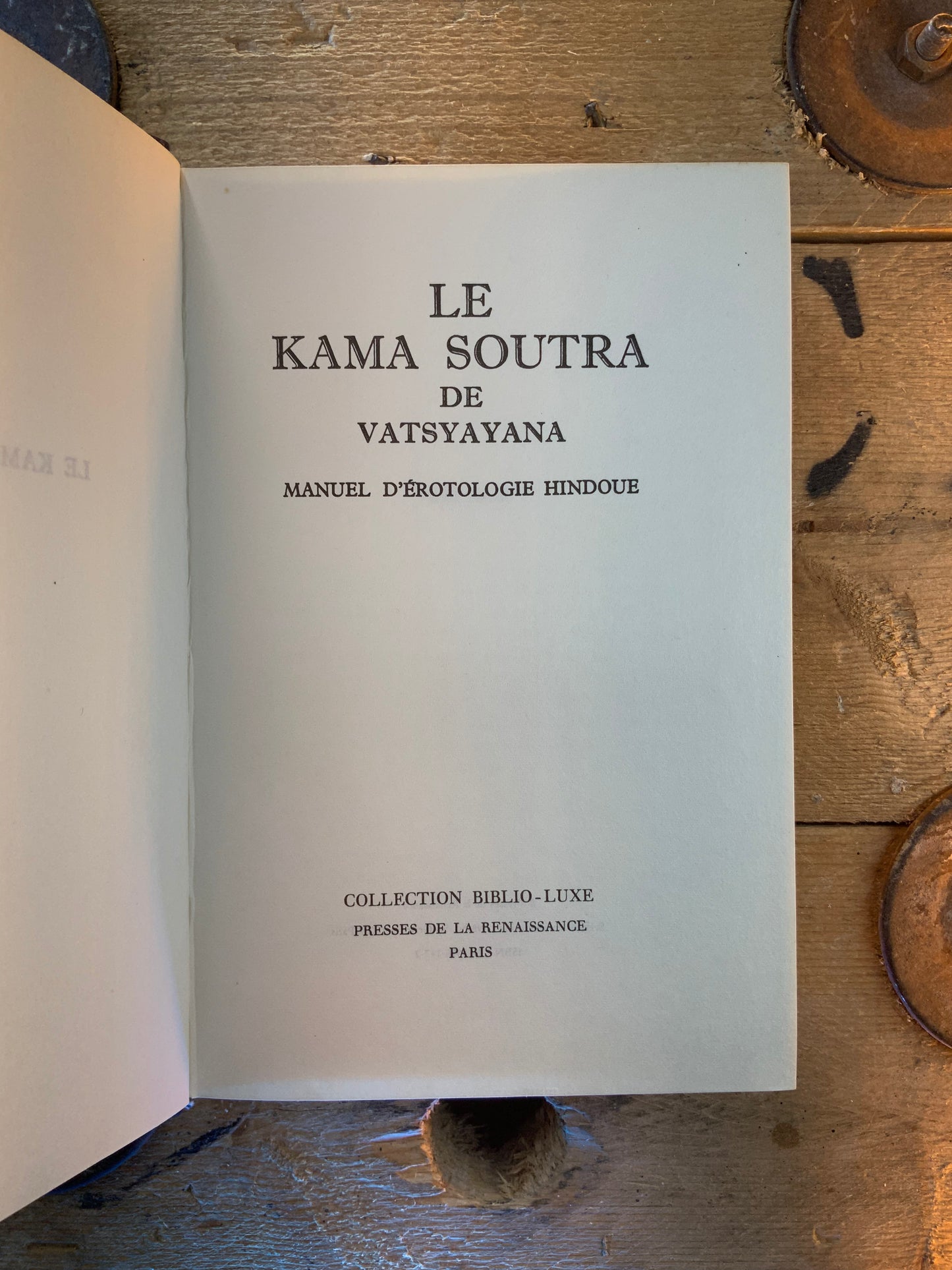 Le Kama Soutra - Vatsyayana