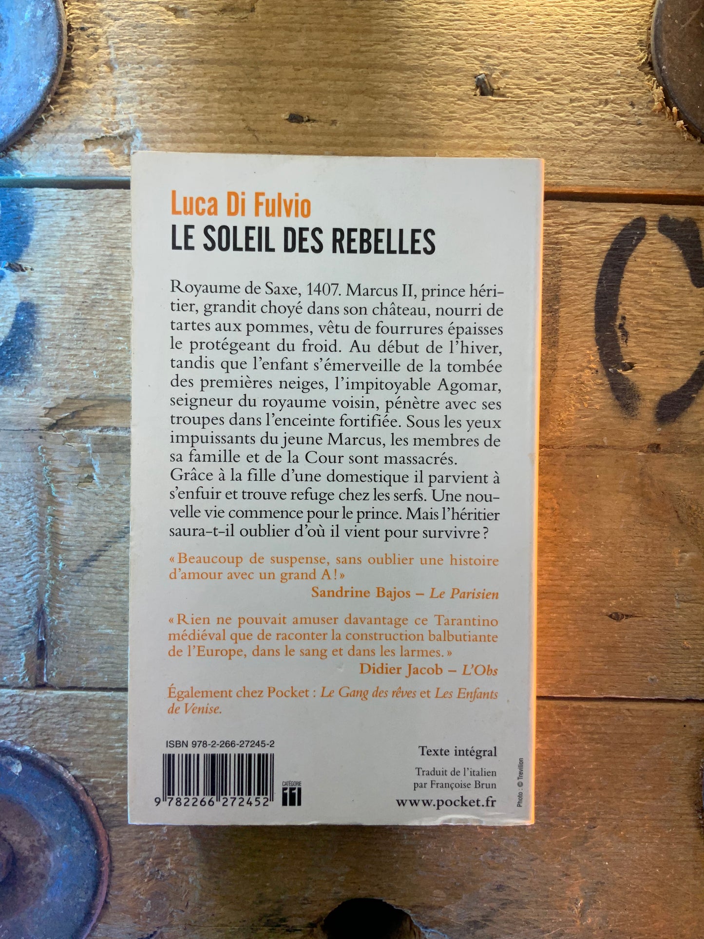 Le soleil des rebelles - Luca Di Fulvio