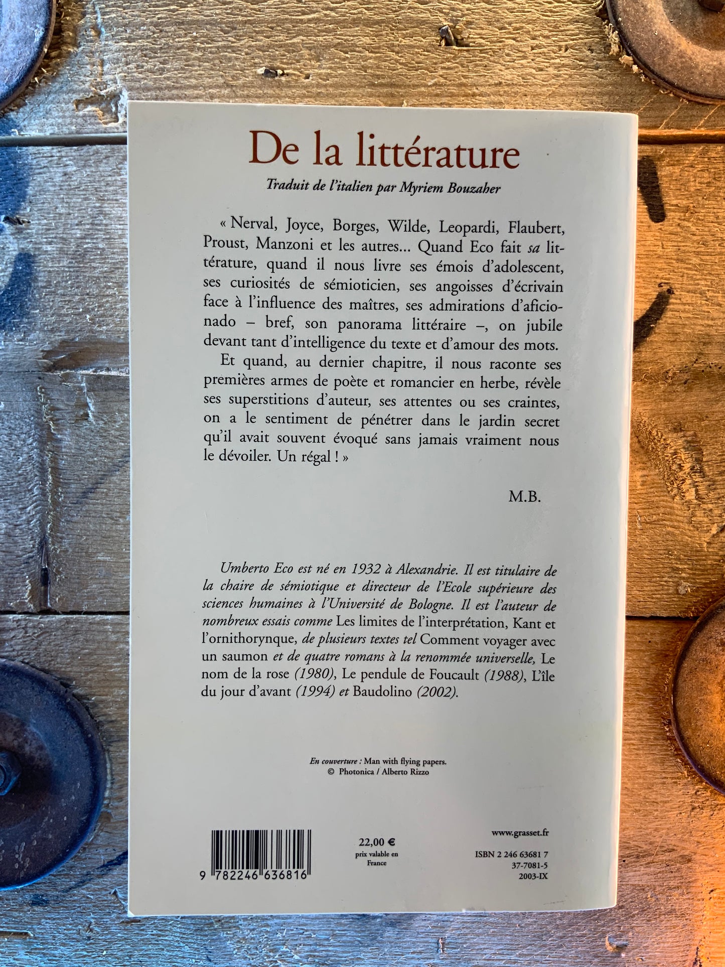 De la littérature - Umberto Eco