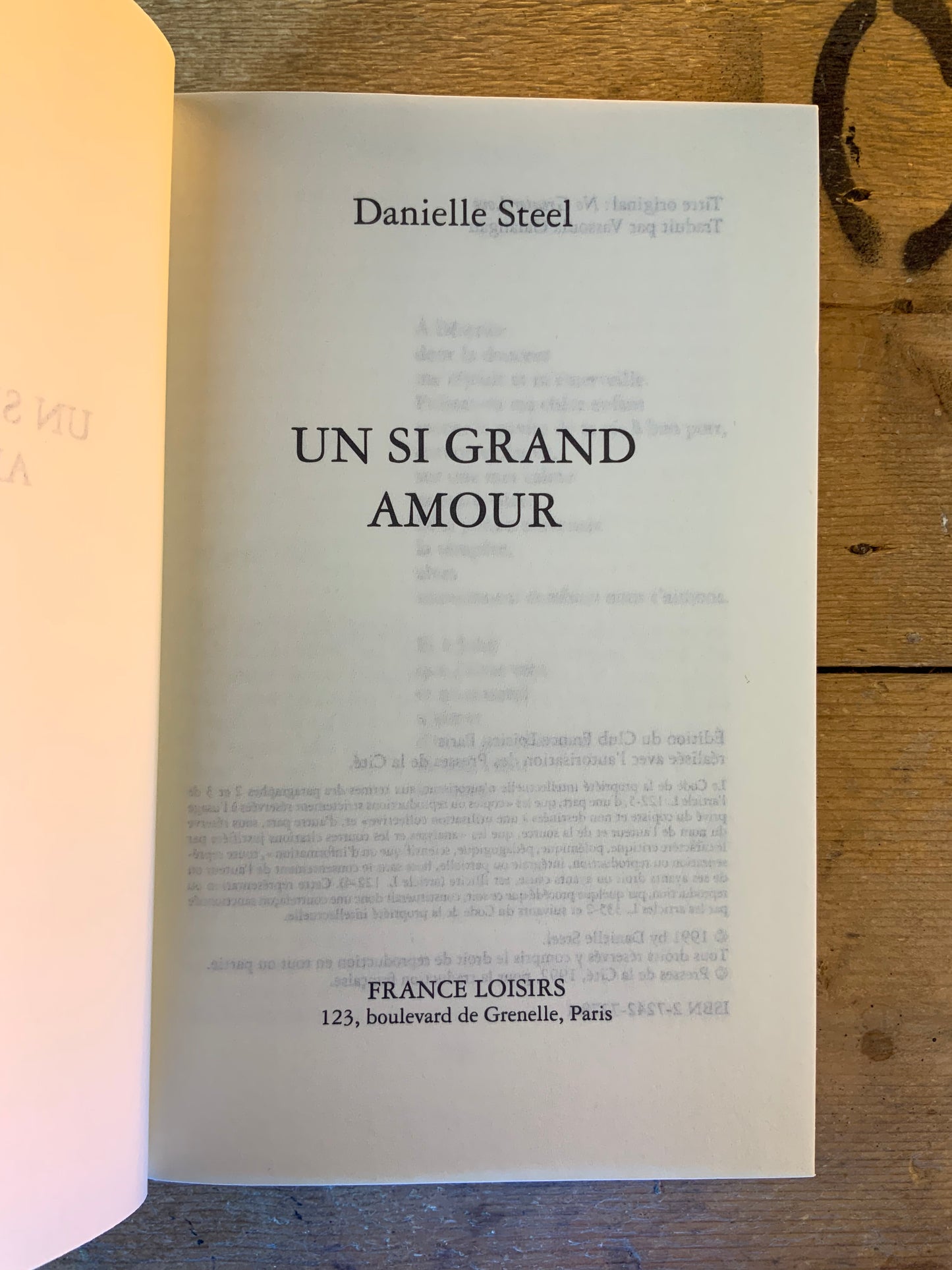 Un si grand amour - Danielle Steel