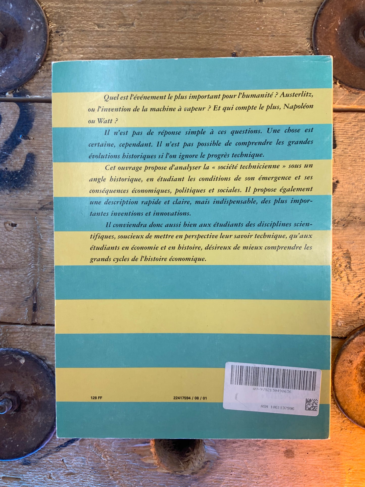 La société technicienne des origines à nos jours - Jean Parent et Sabine Separi