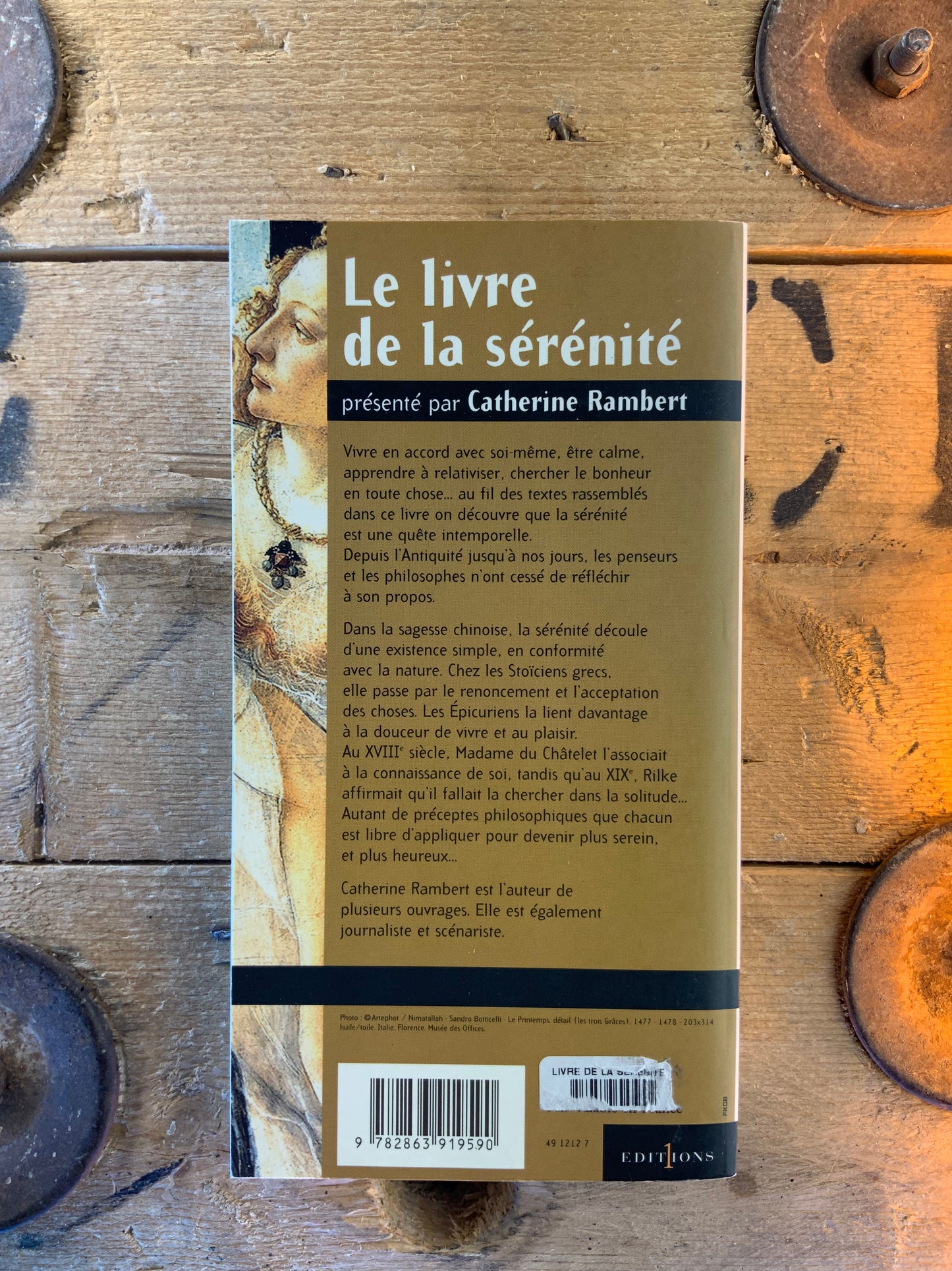 Le livre de la sérénité